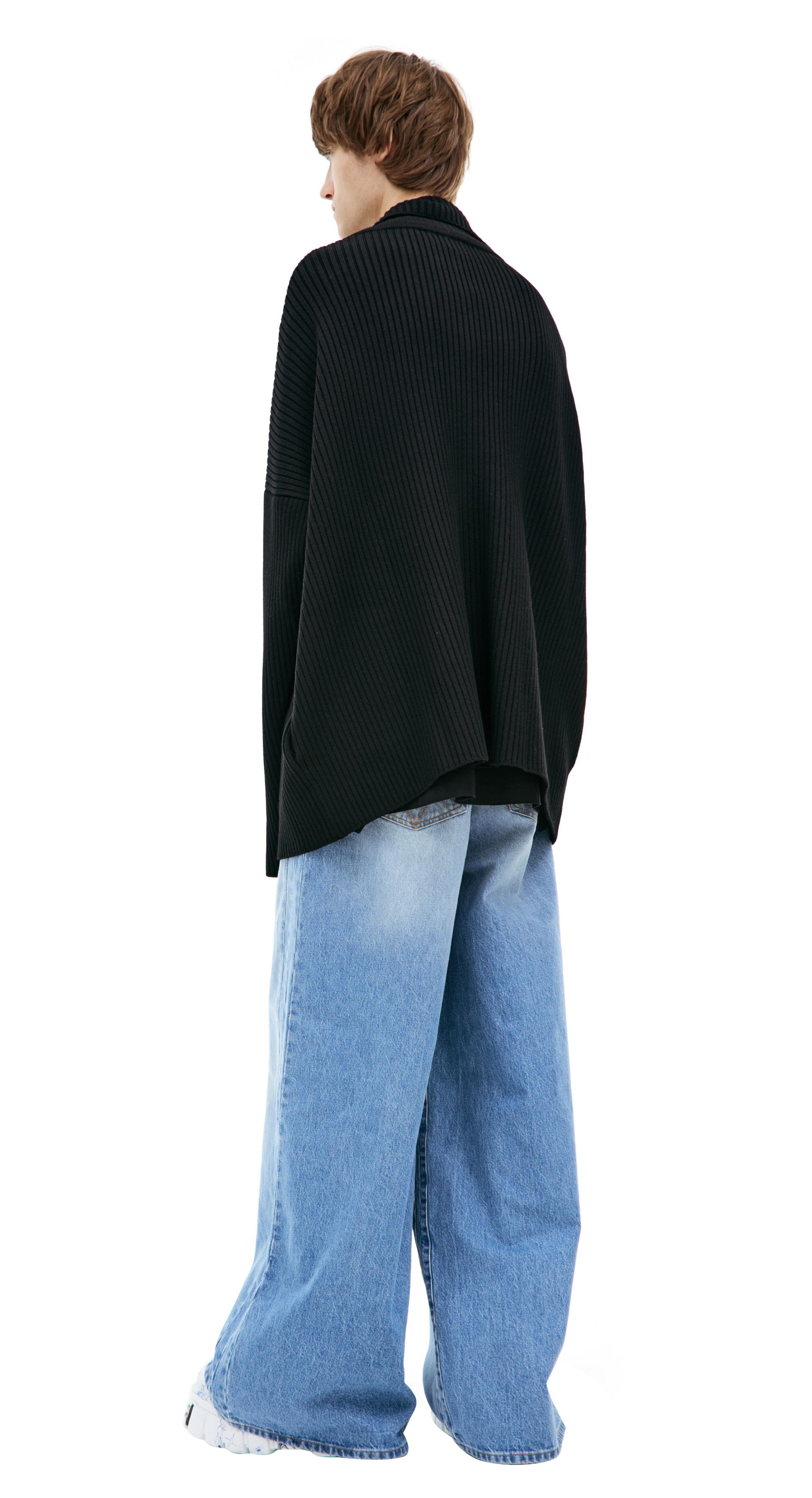 VETEMENTS Шерстяной свитер на молнии