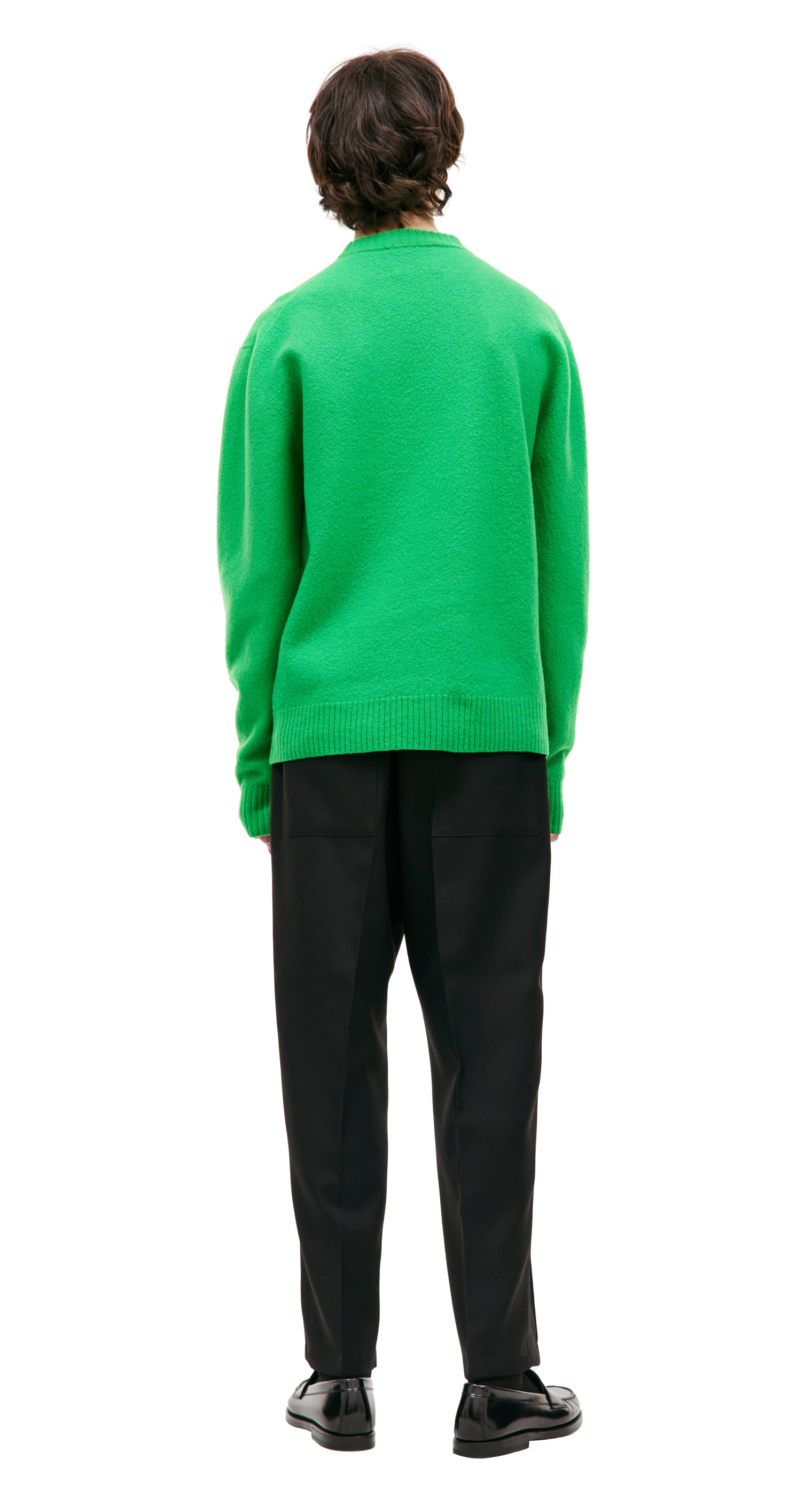 Jil Sander Шерстяной свитер с разрезами