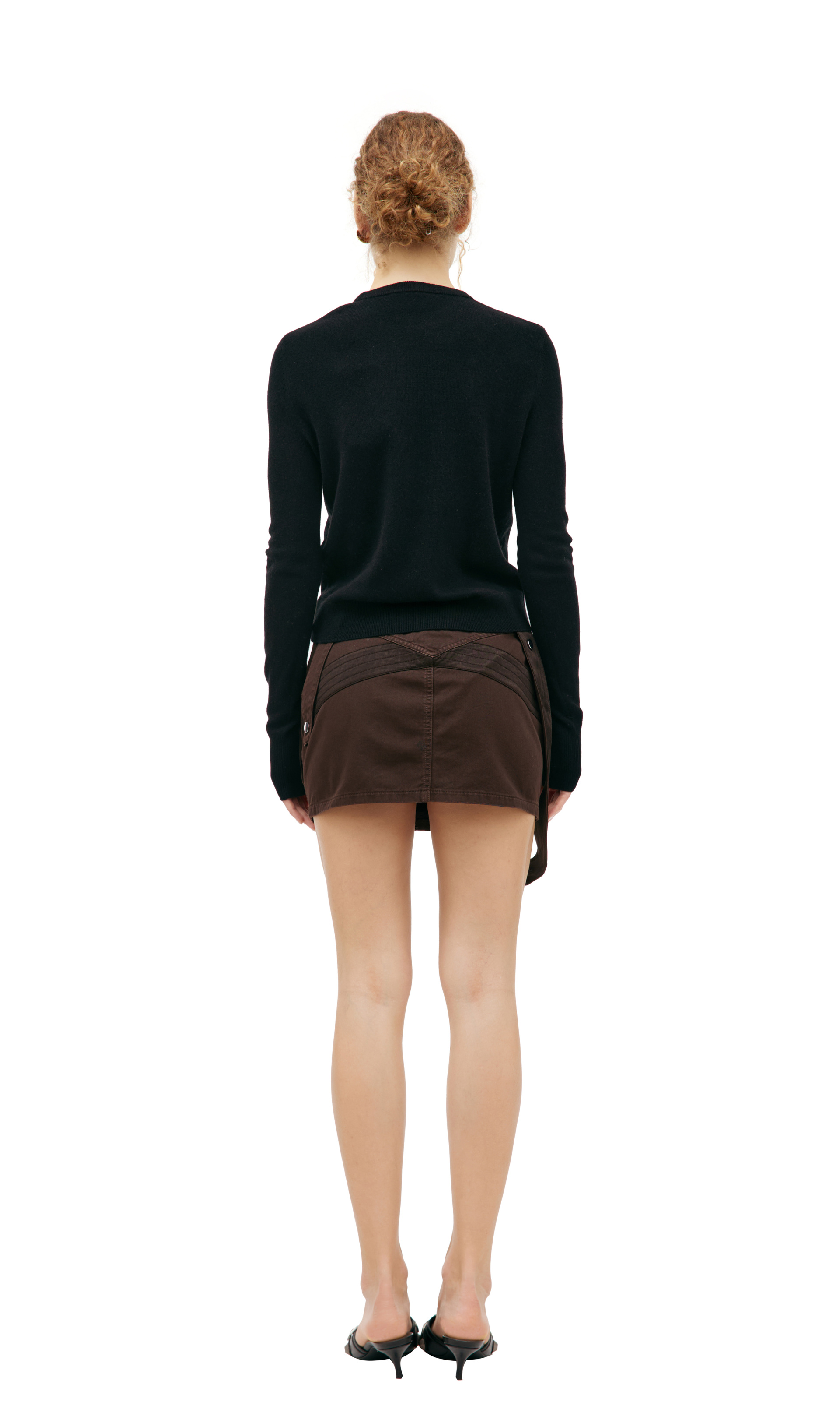 Diesel Черный свитер из шерсти