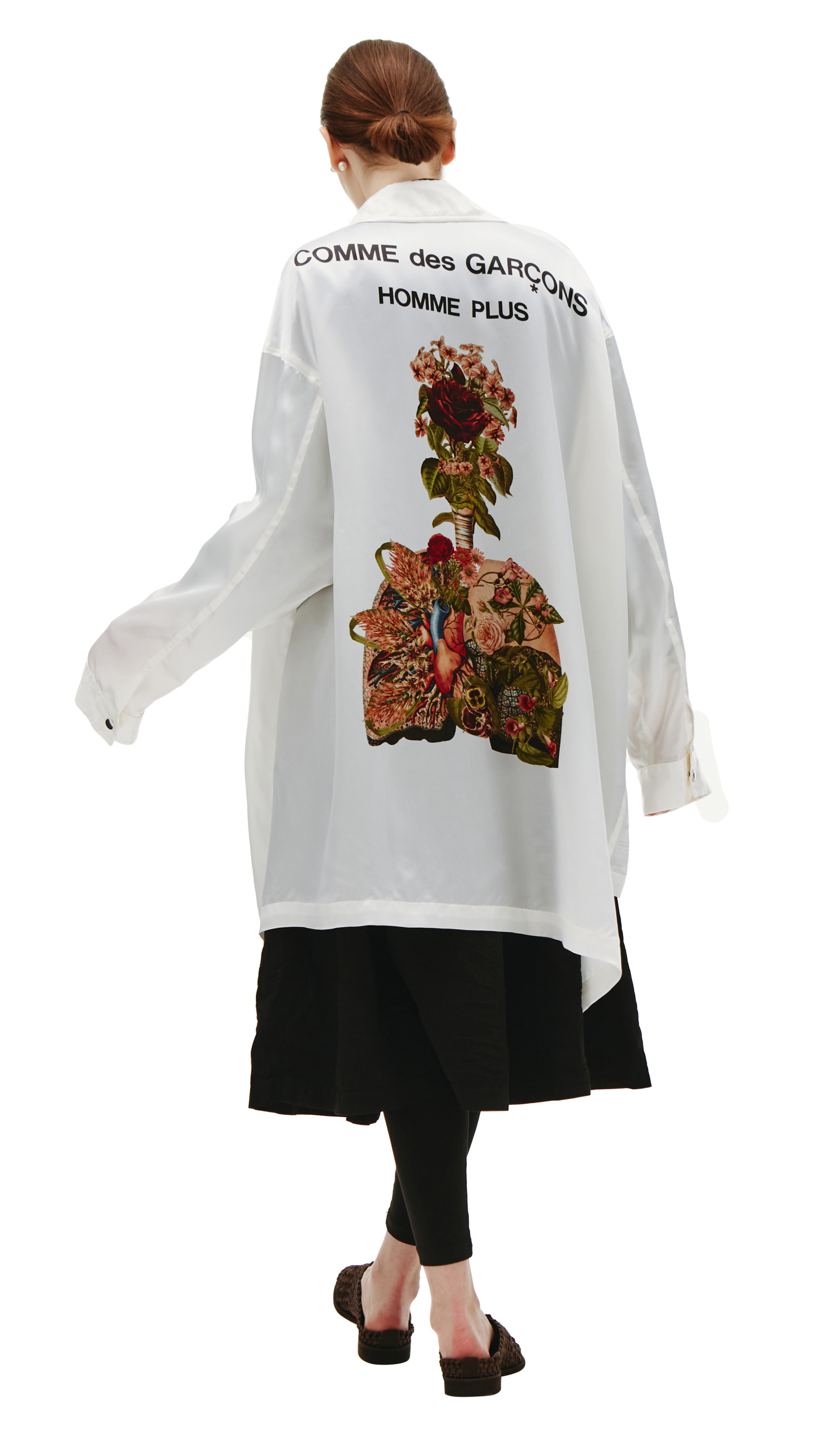 Comme des Garcons Homme plus Асимметричное пальто на кнопках