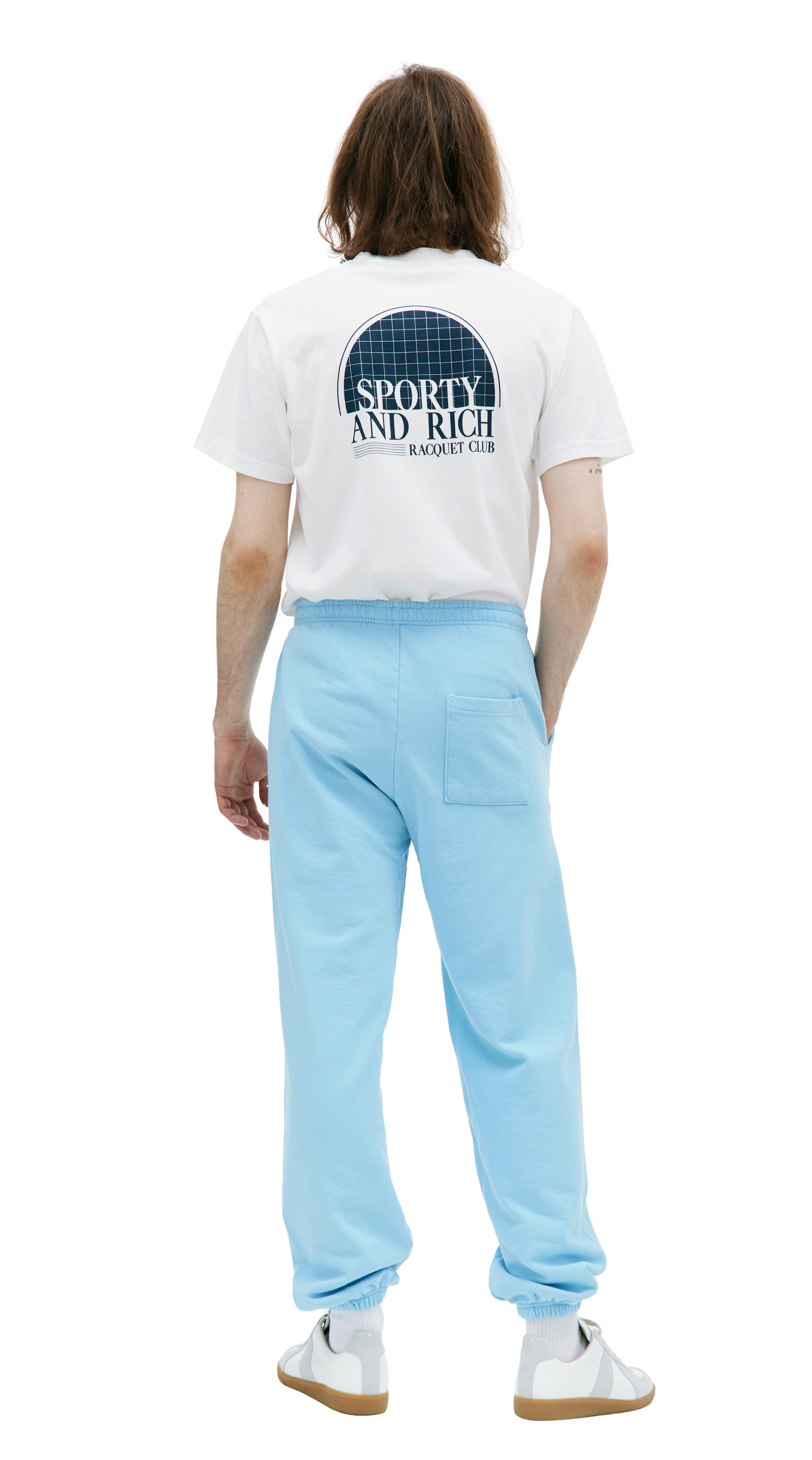 SPORTY & RICH Спортивне брюки с принтом \'NY Health Club\'