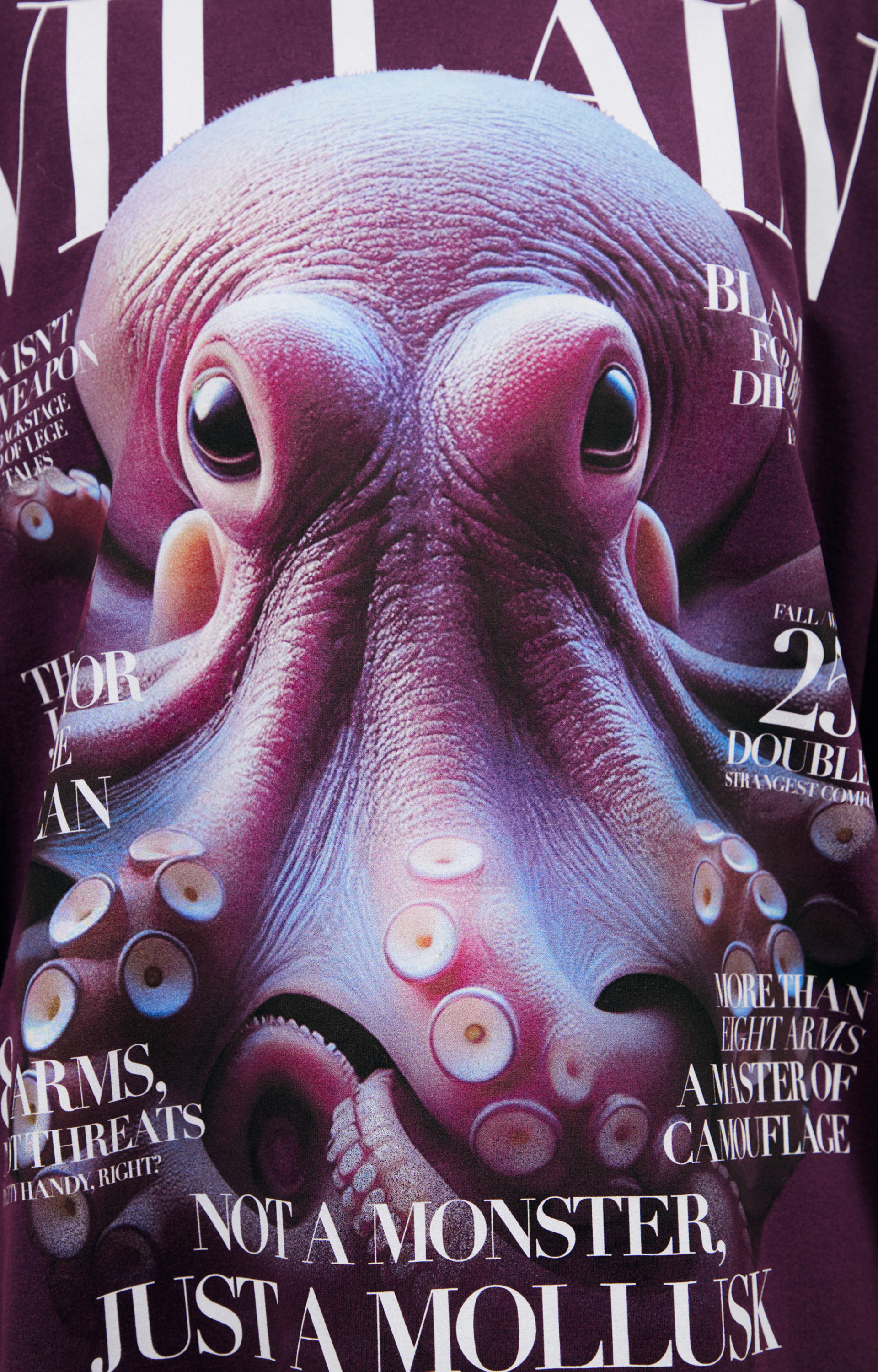 Doublet Хлопковая футболка с принтом