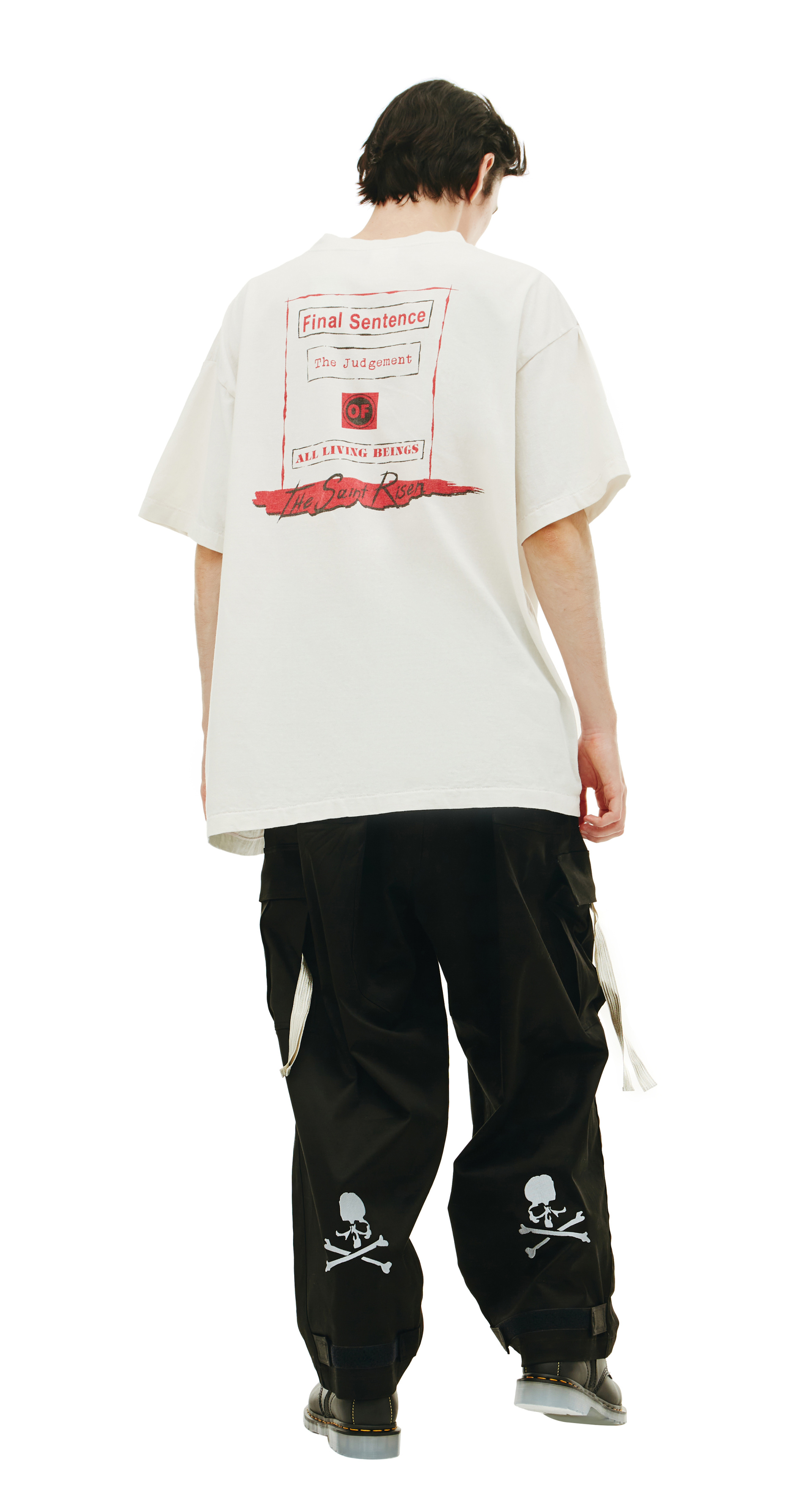 Saint Michael Футболка Denim Tears x Saint Michael с принтом