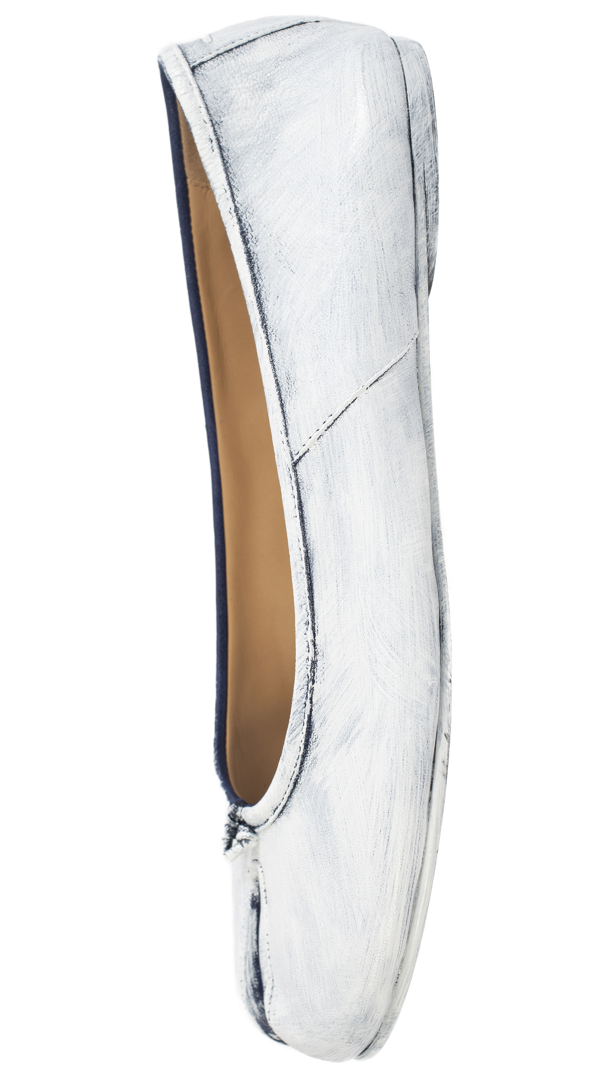 Maison Margiela Балетки Tabi в белой краске