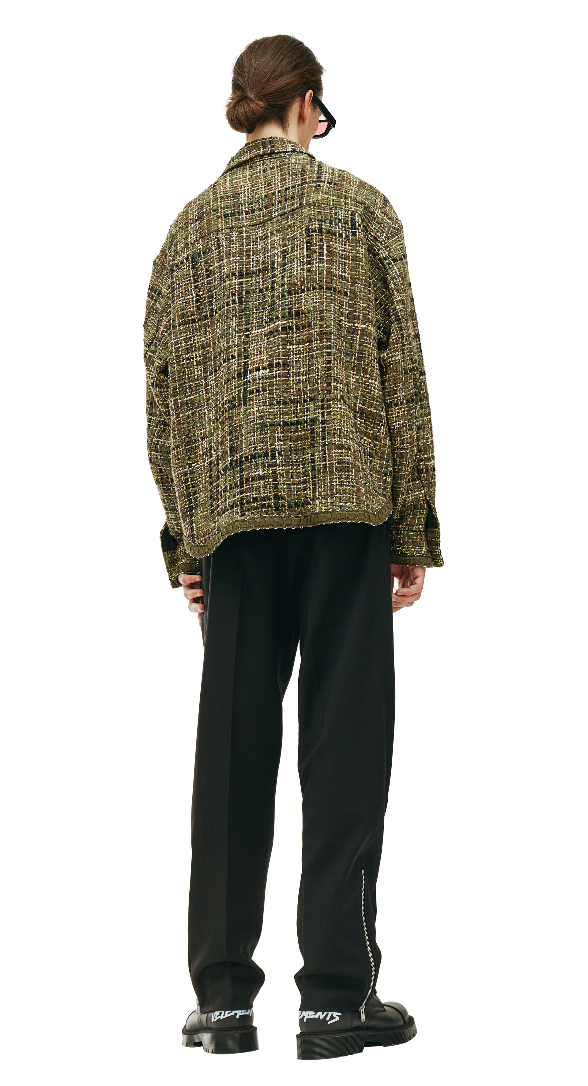 Readymade Твидовая рубашка с декоративными пуговицами