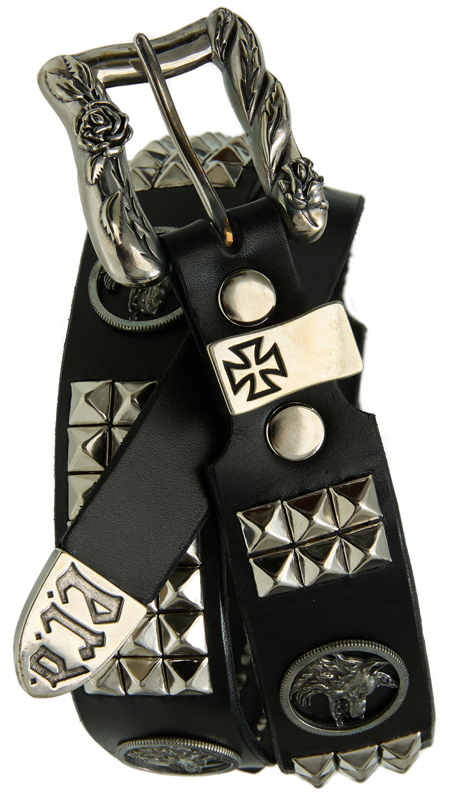 Enfants Riches Déprimés Ремень с металлическими вставками