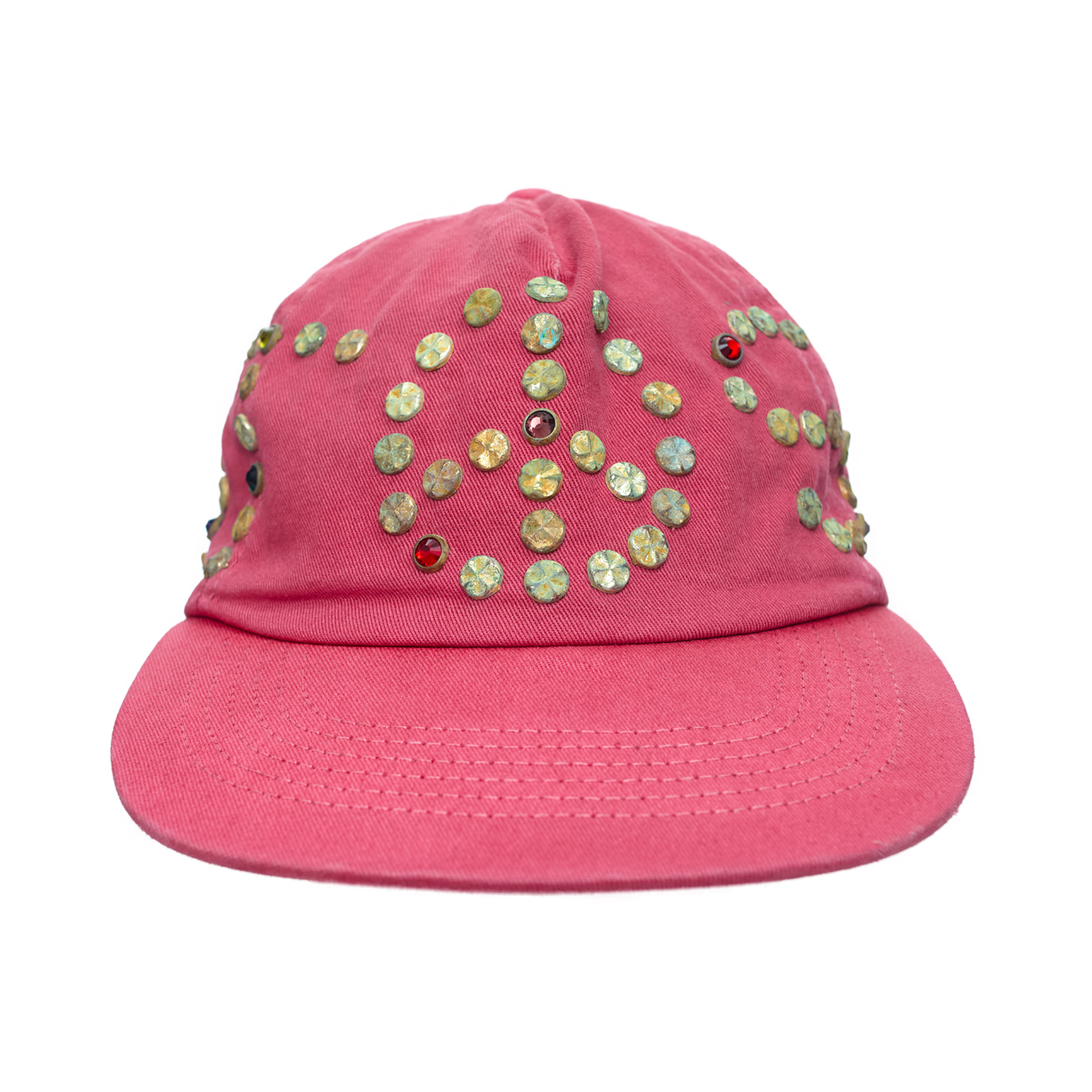 Satoshi Nakamoto Красная кепка с клепками