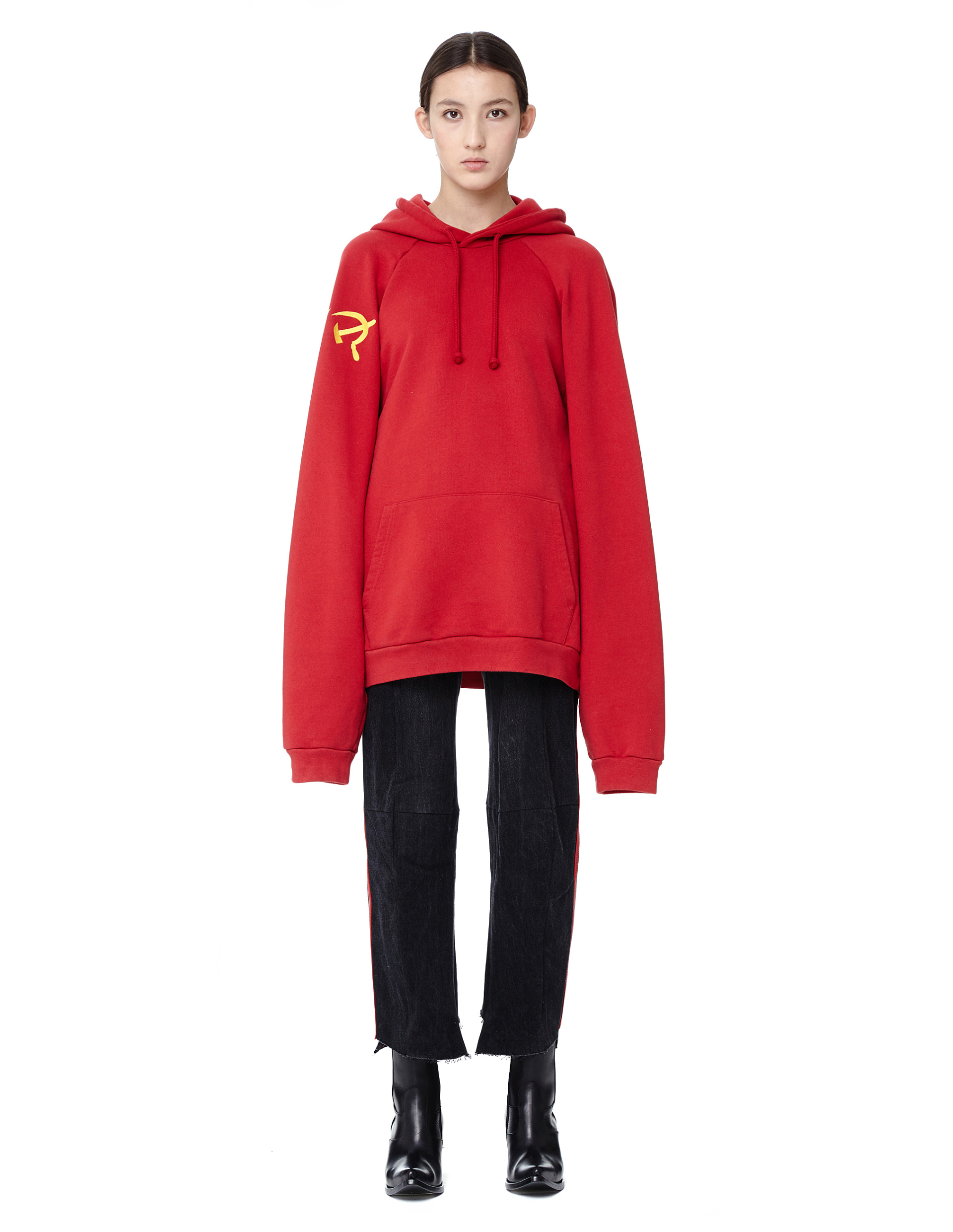 VETEMENTS Хлопковая толстовка