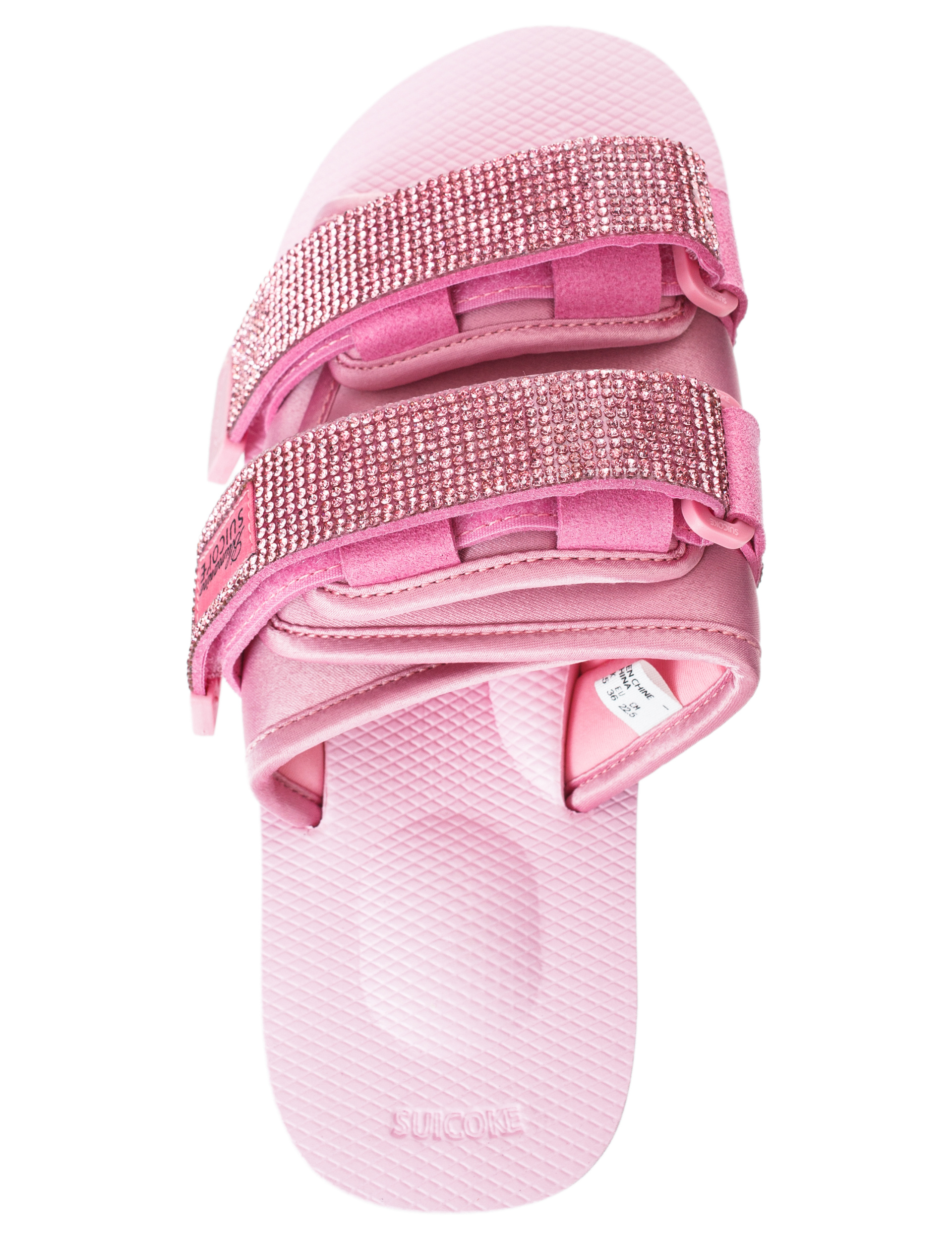 Blumarine Шлепанцы Suicoke x Blumarine со стразами