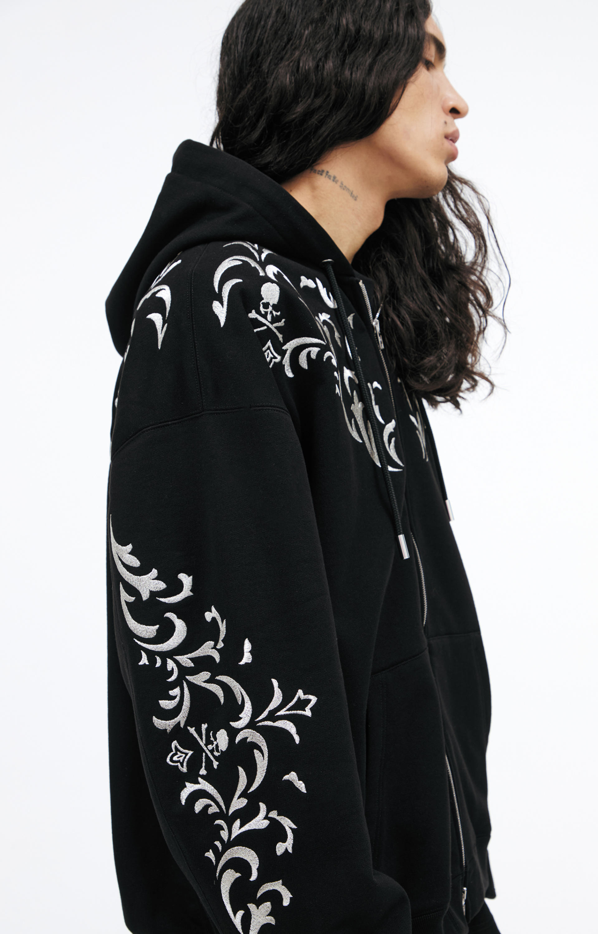 Mastermind WORLD Хлопковое худи с вышивкой