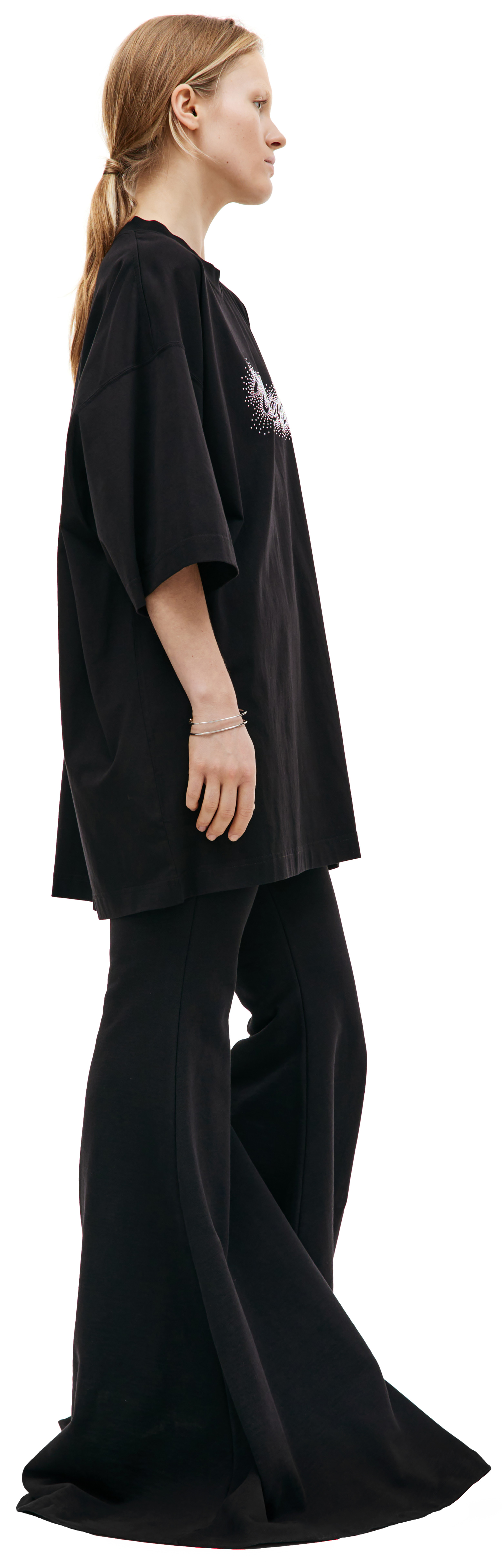 VETEMENTS Оверсайз футболка с логотипом