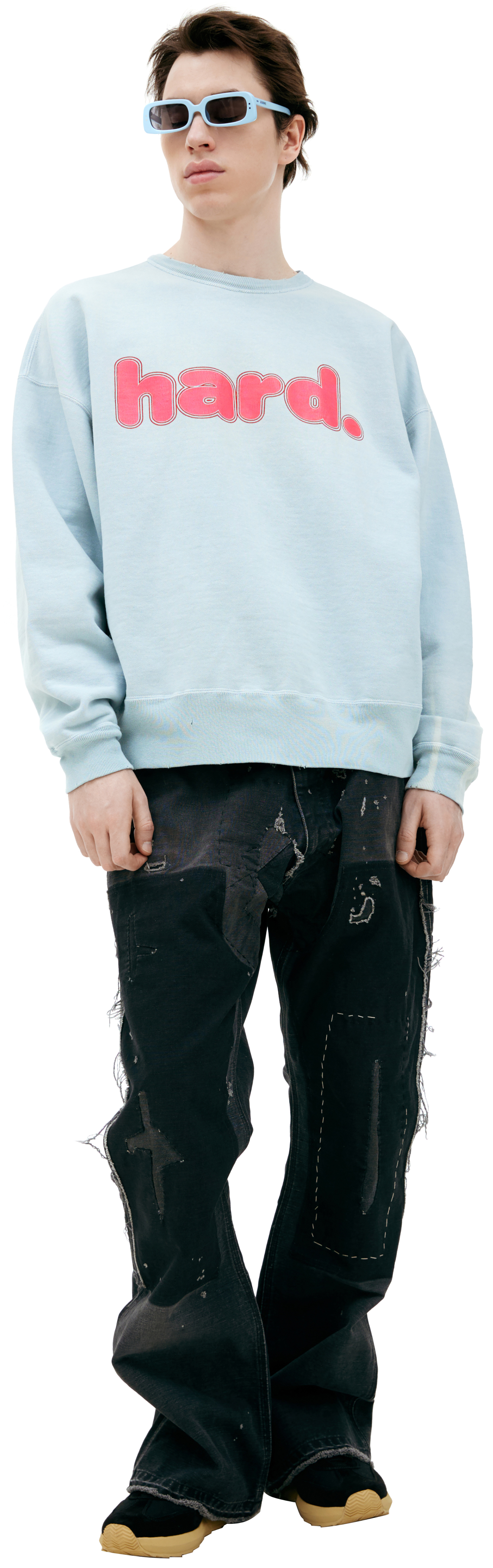 Saint Mxxxxxx Свитшот с принтом \'Hard\'