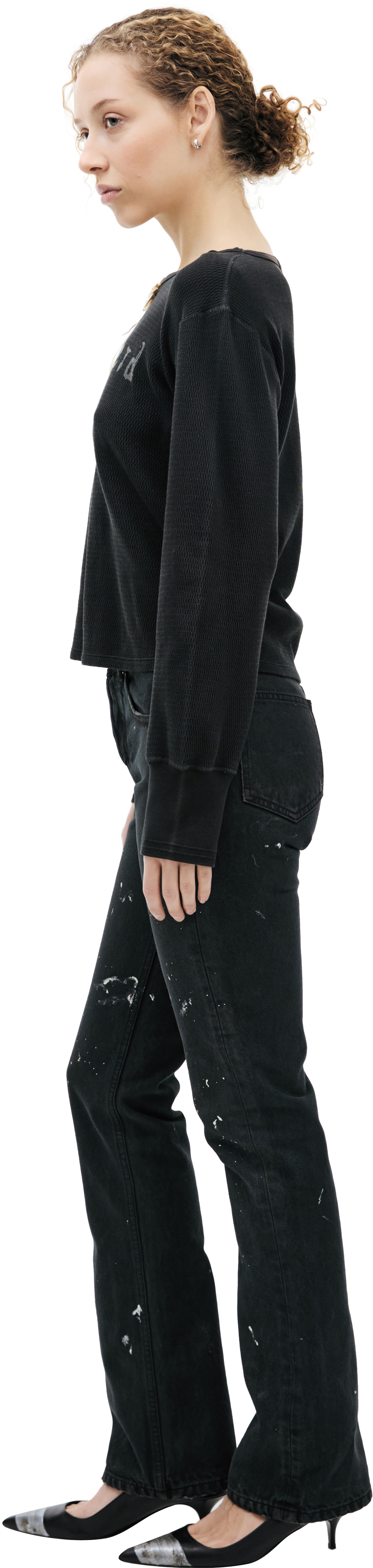 Enfants Riches Déprimés Скинни джинсы клеш в краске