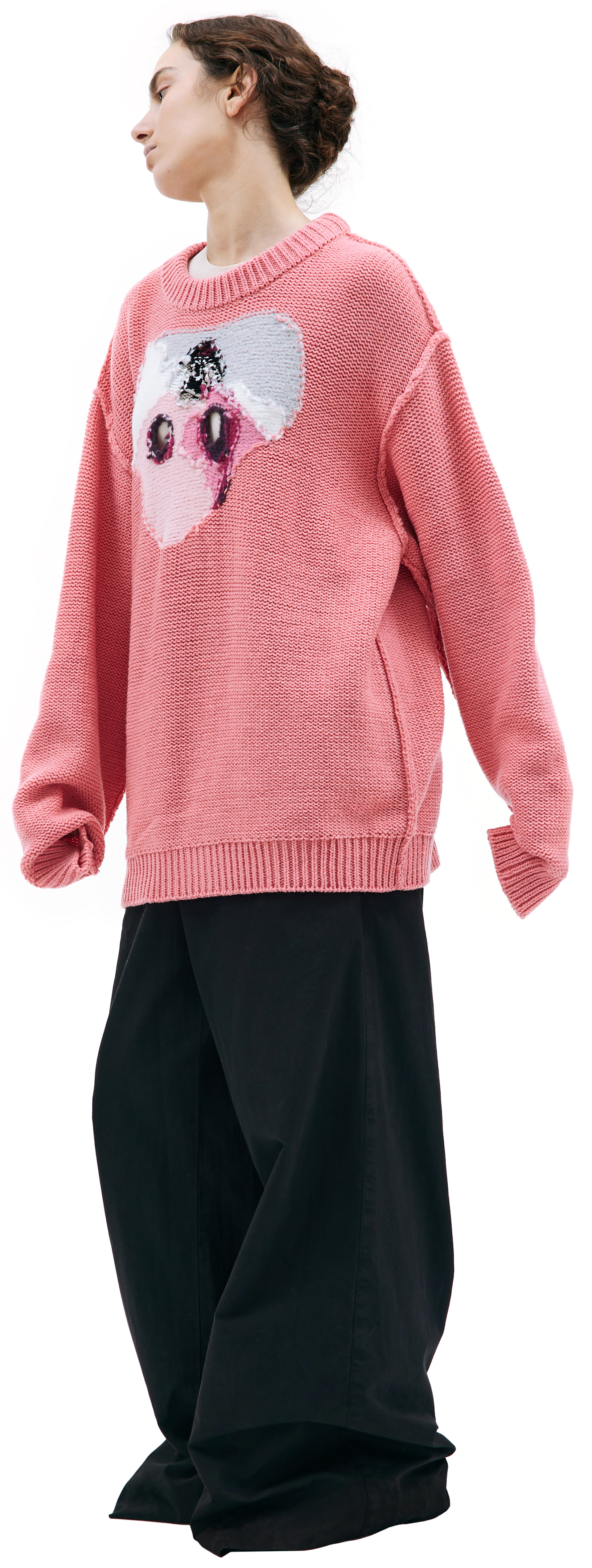 Doublet Свитер с вышивкой интарсия