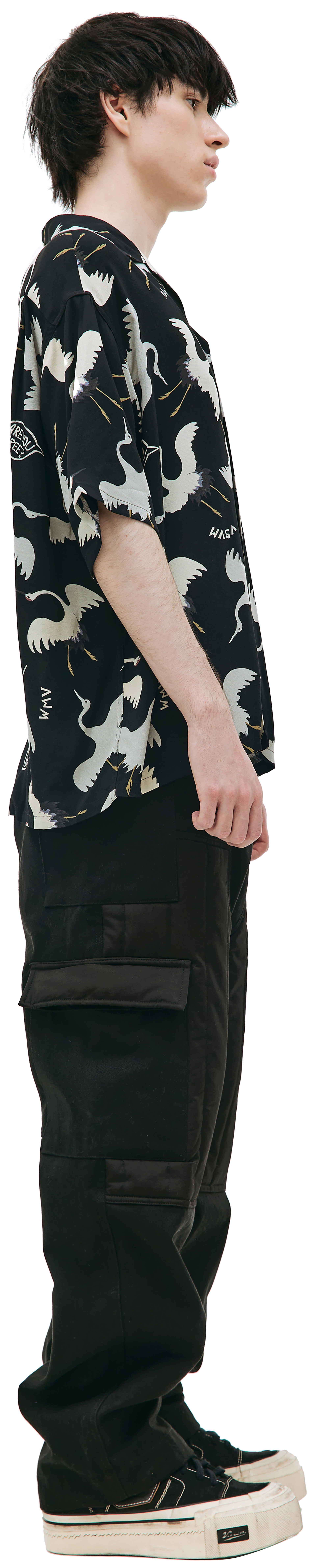 visvim Рубашка Crosby с коротким рукавом