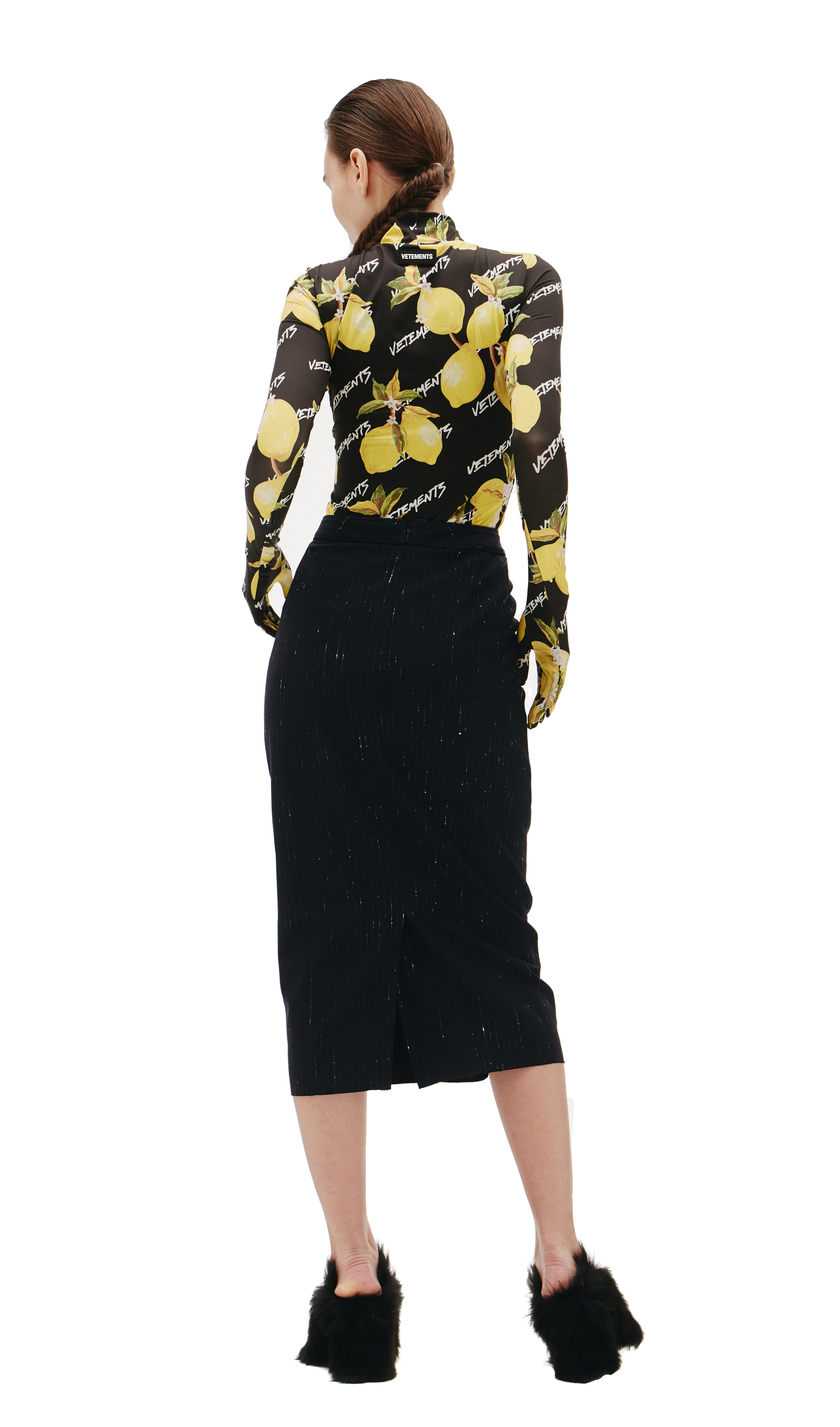 VETEMENTS Юбка-карандаш с декоративными пуговицами