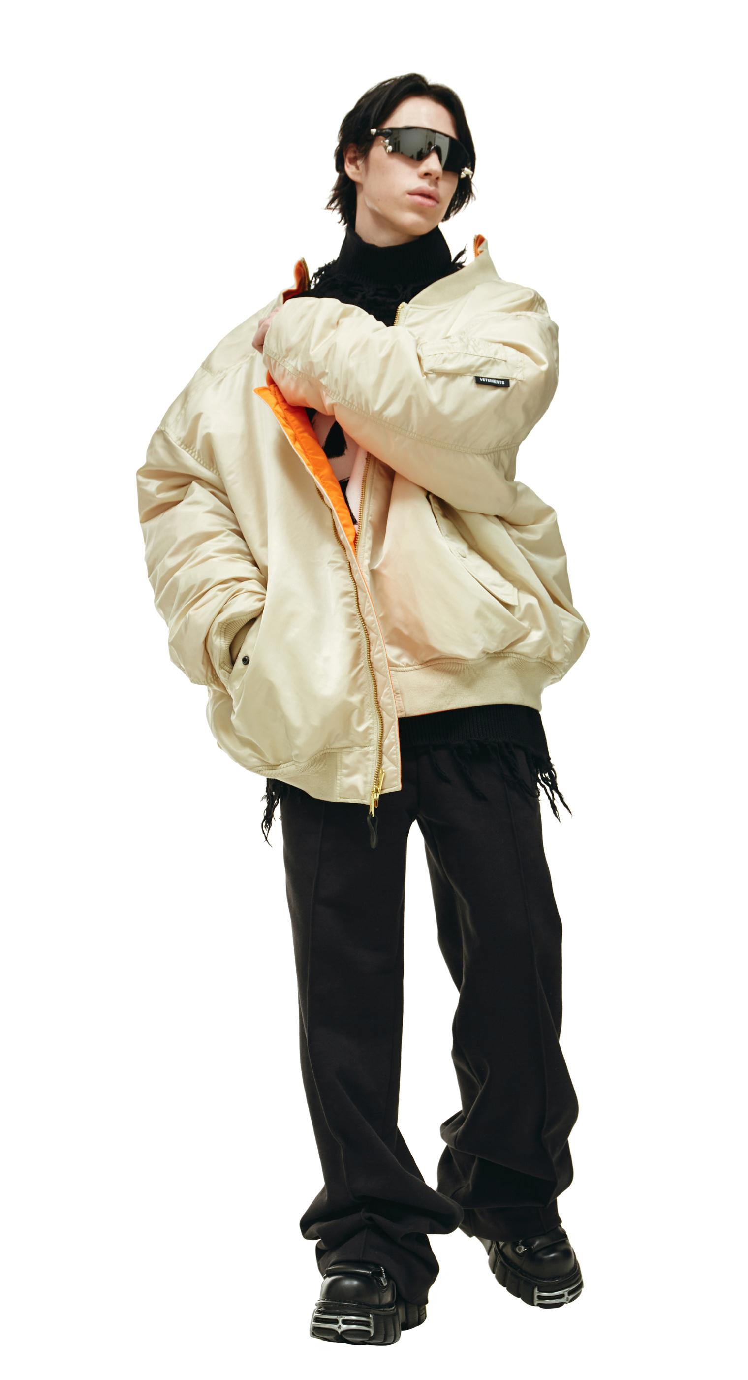 VETEMENTS Двусторонний бомбер VETEMENTS X ALPHA INDUSTRIES