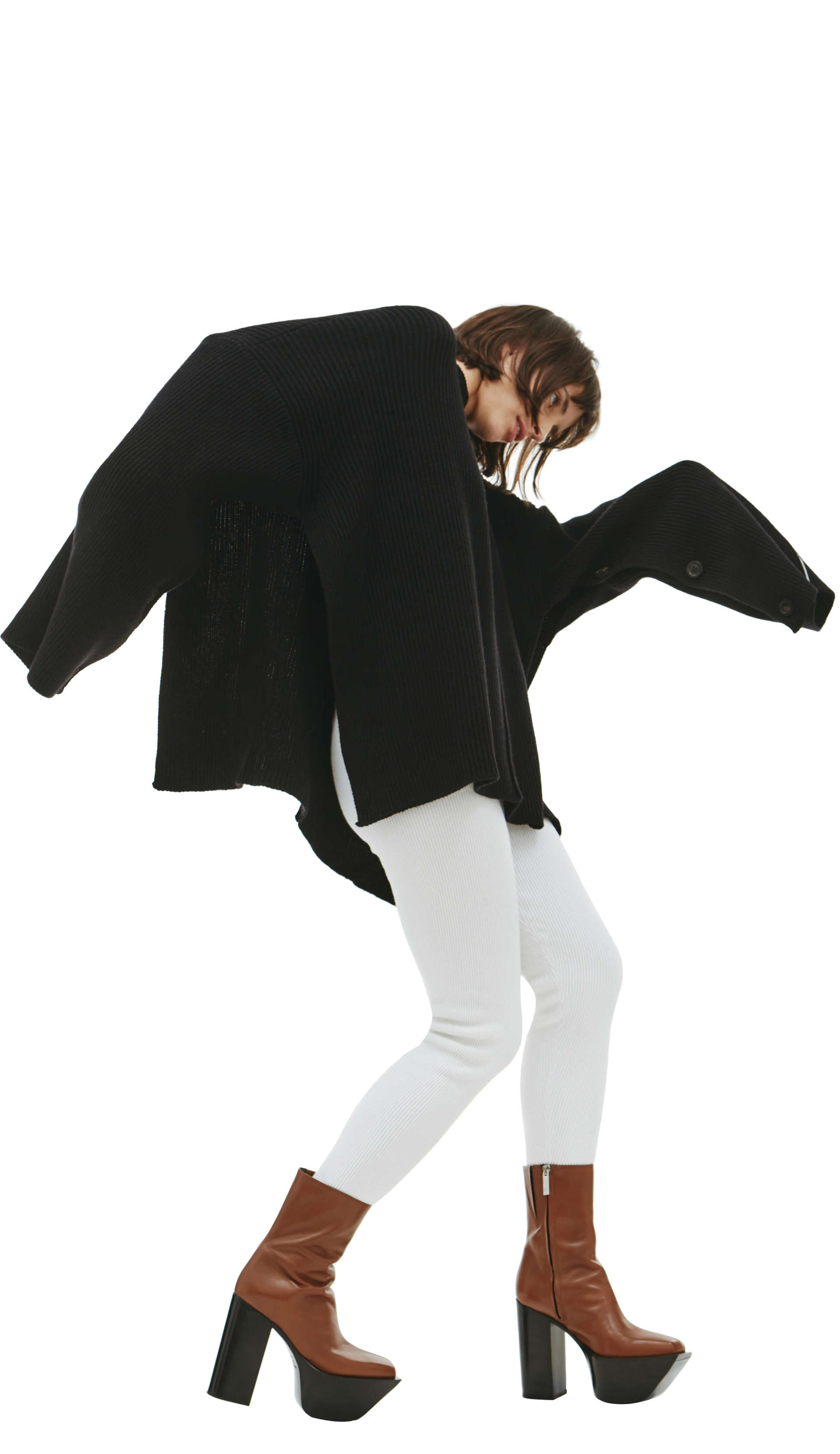 PETER DO Шерстяной свитер-пончо