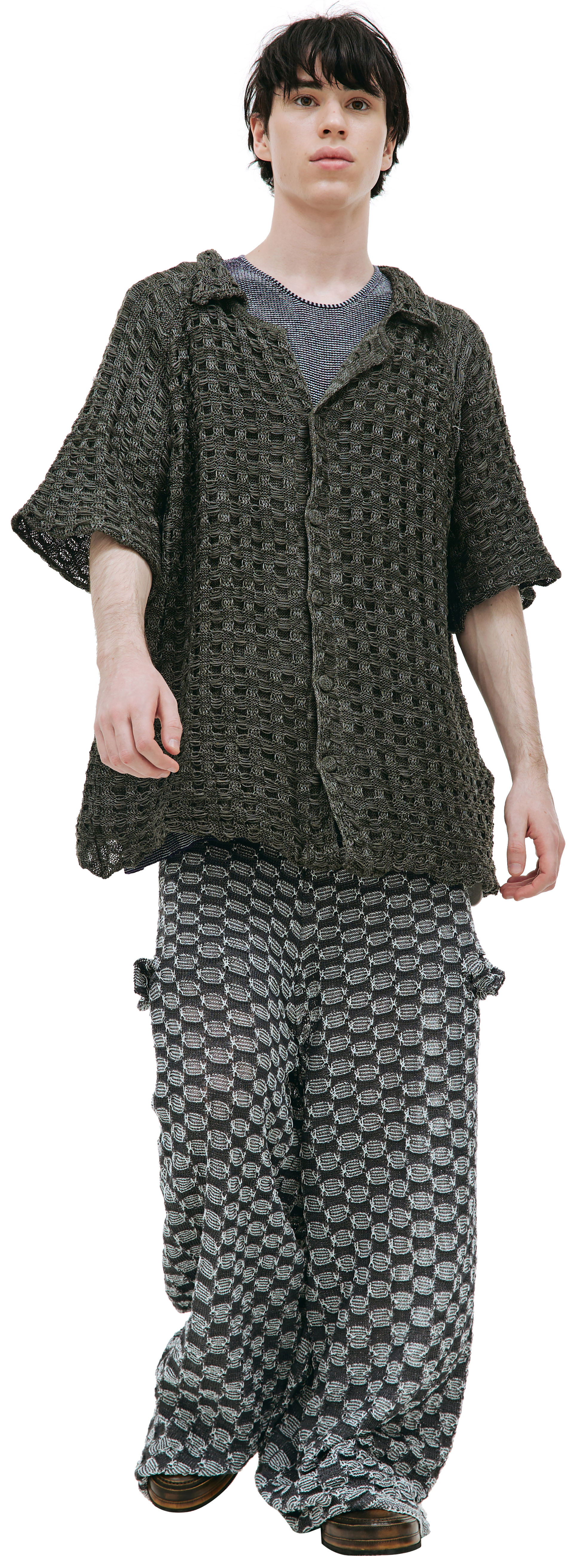 Isa Boulder Вязаная рубашка с коротким рукавом