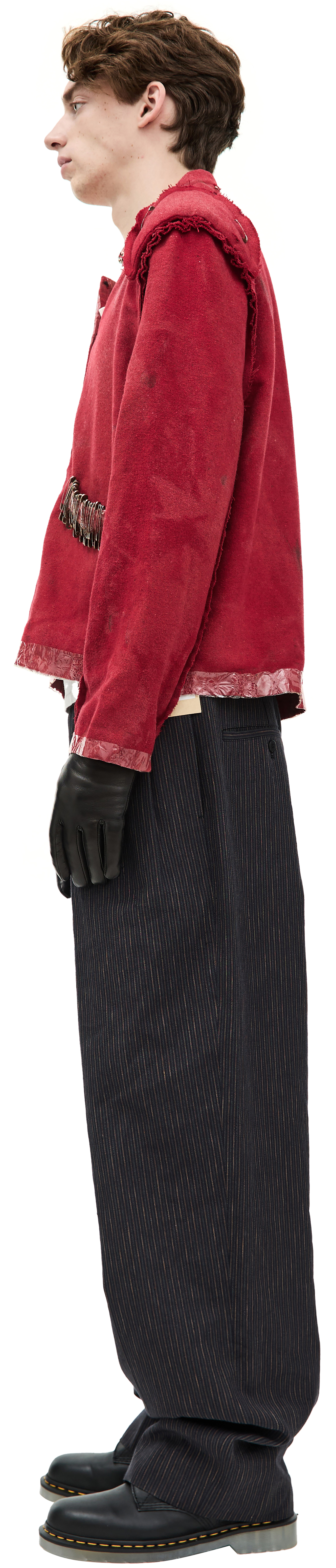 Enfants Riches Déprimés Красный жакет с булавками