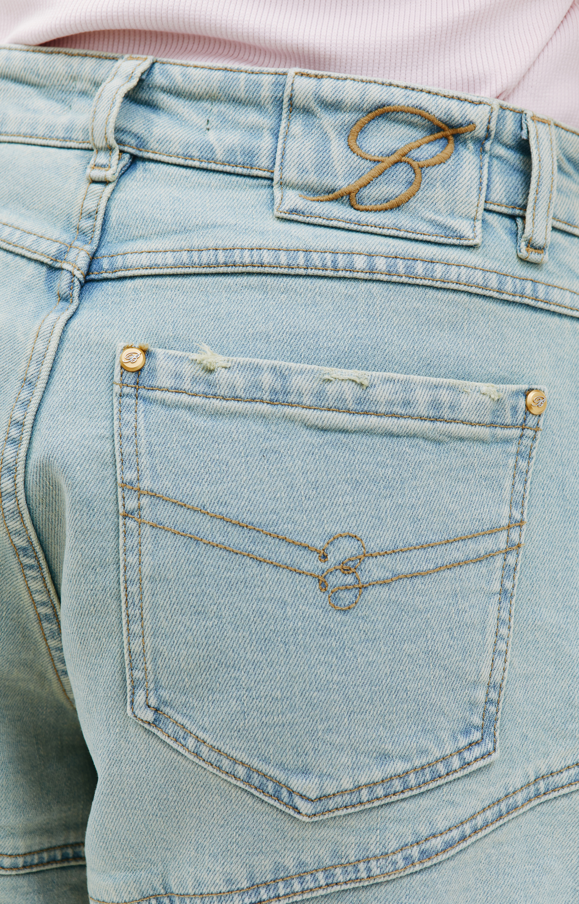 Blumarine Джинсы - байкеры с молниями