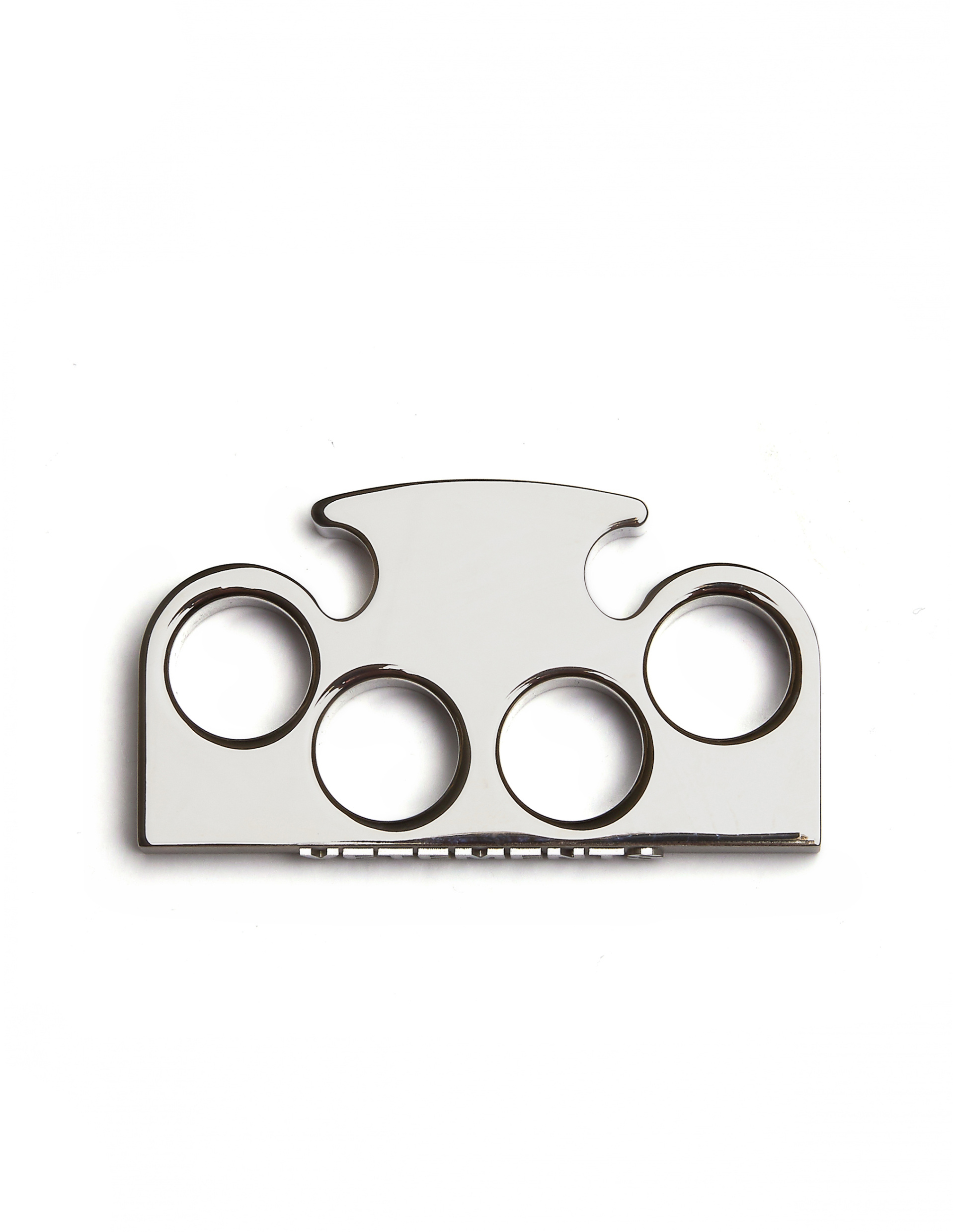 VETEMENTS Серебристое кольцо-кастет