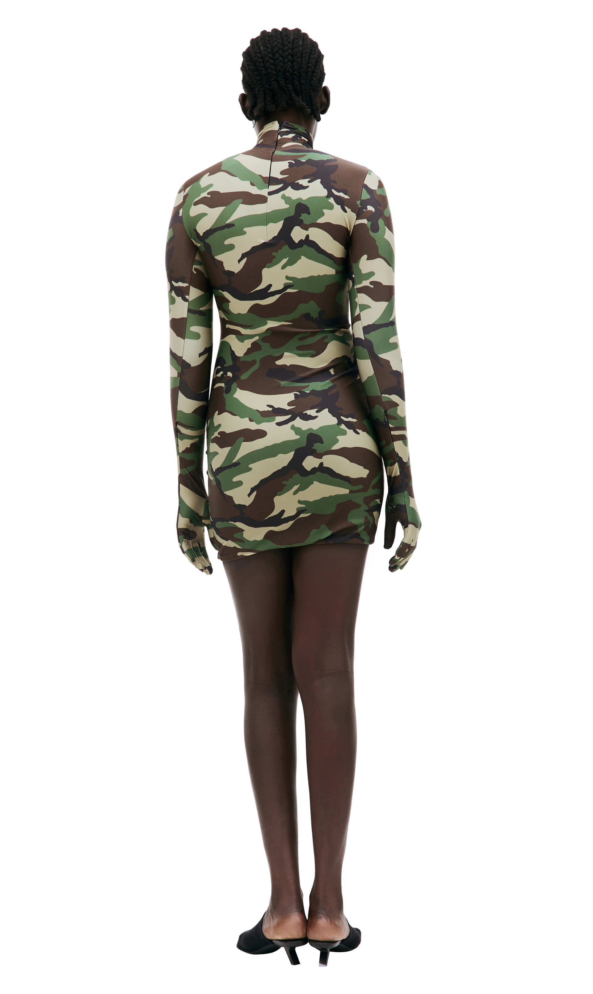 VETEMENTS Платье с рукавами-перчатками