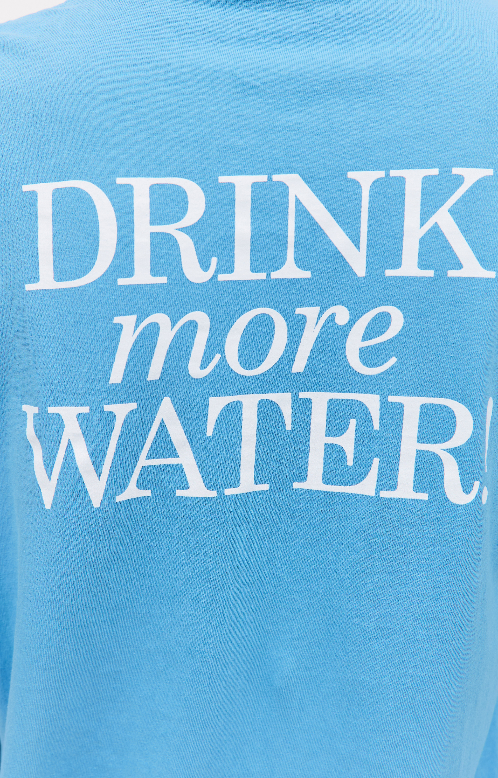 SPORTY & RICH Футболка с принтом \'Drink More Water\'