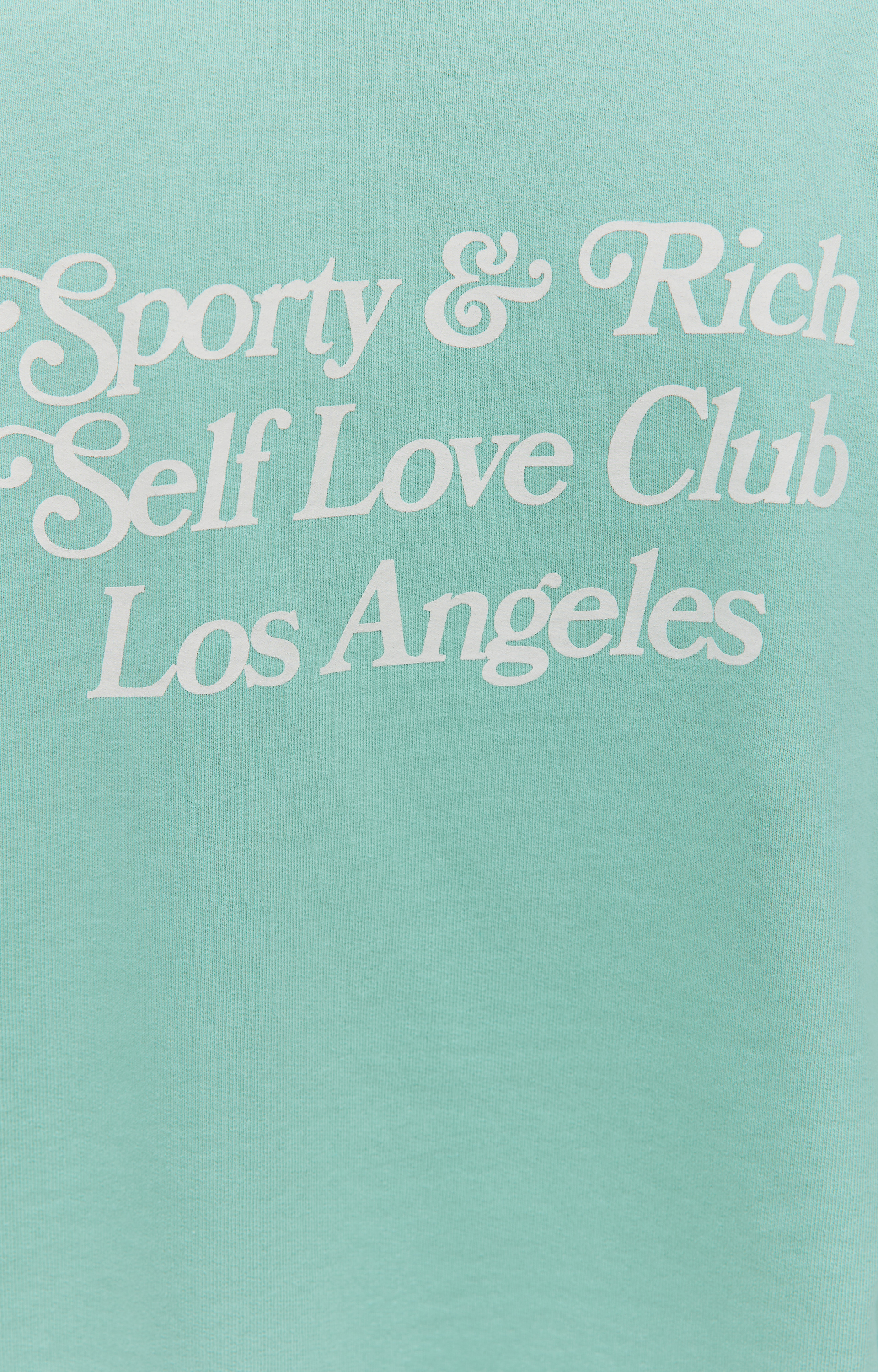 SPORTY & RICH Свитшот с принтом \'Self Love Club\'