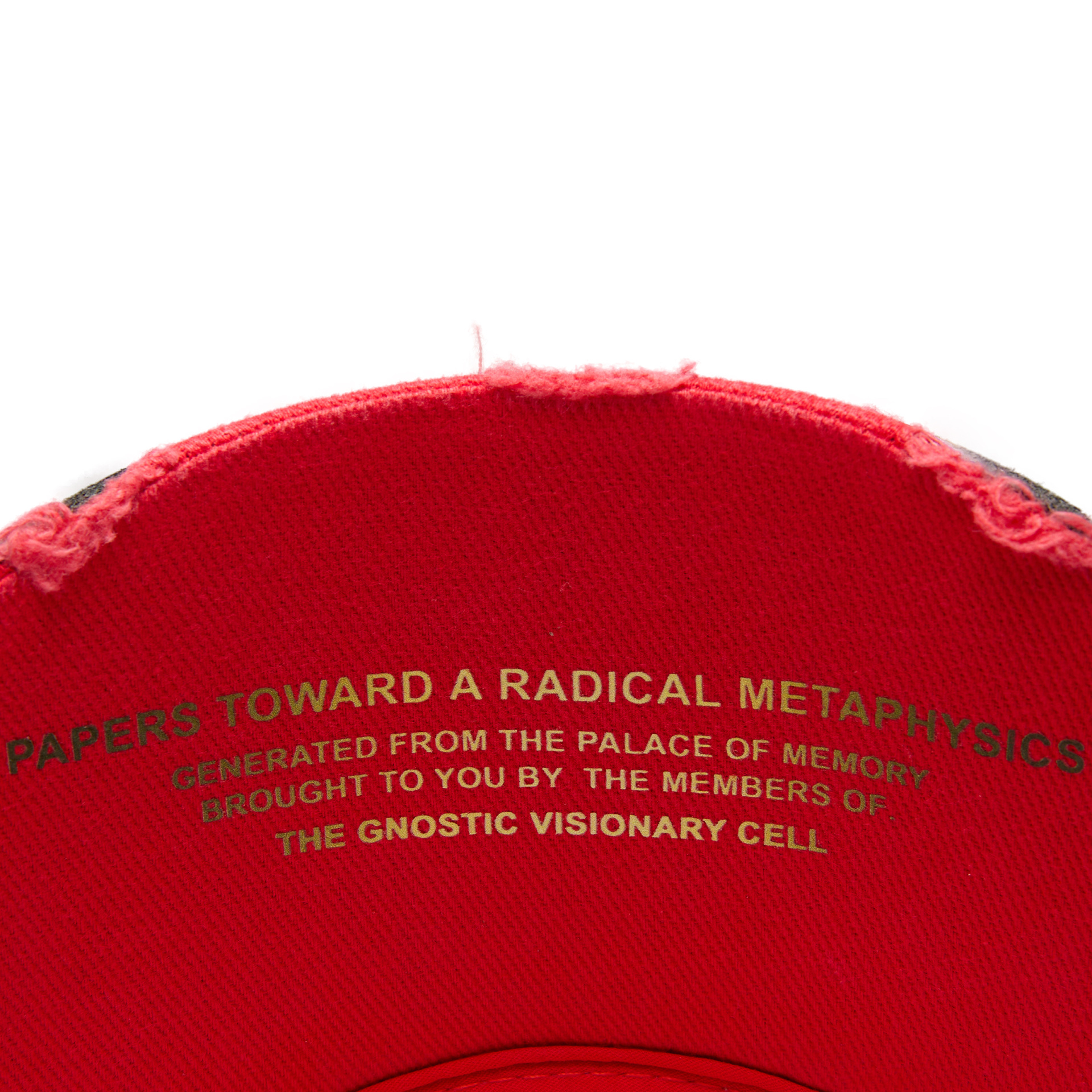 RRR123 Кепка с рваным эффектом