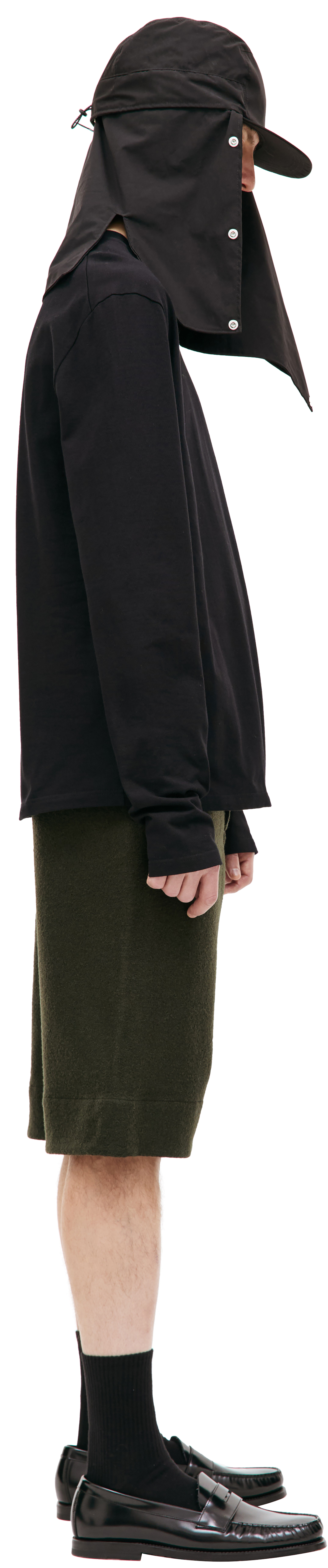 Jil Sander Хлопковый лонгслив с вышивкой