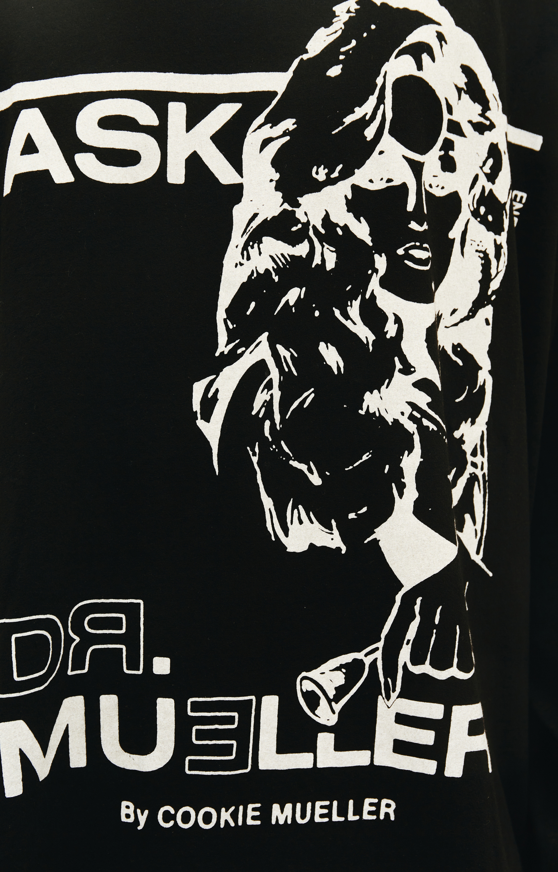 Enfants Riches Déprimés Лонгслив-010/623 принт dr mueller на груди и рукаве, черн