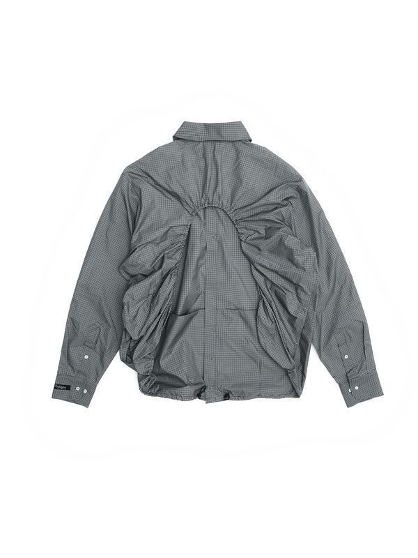 PROTOTYPES Рубашка в клетку с вырезом на спине