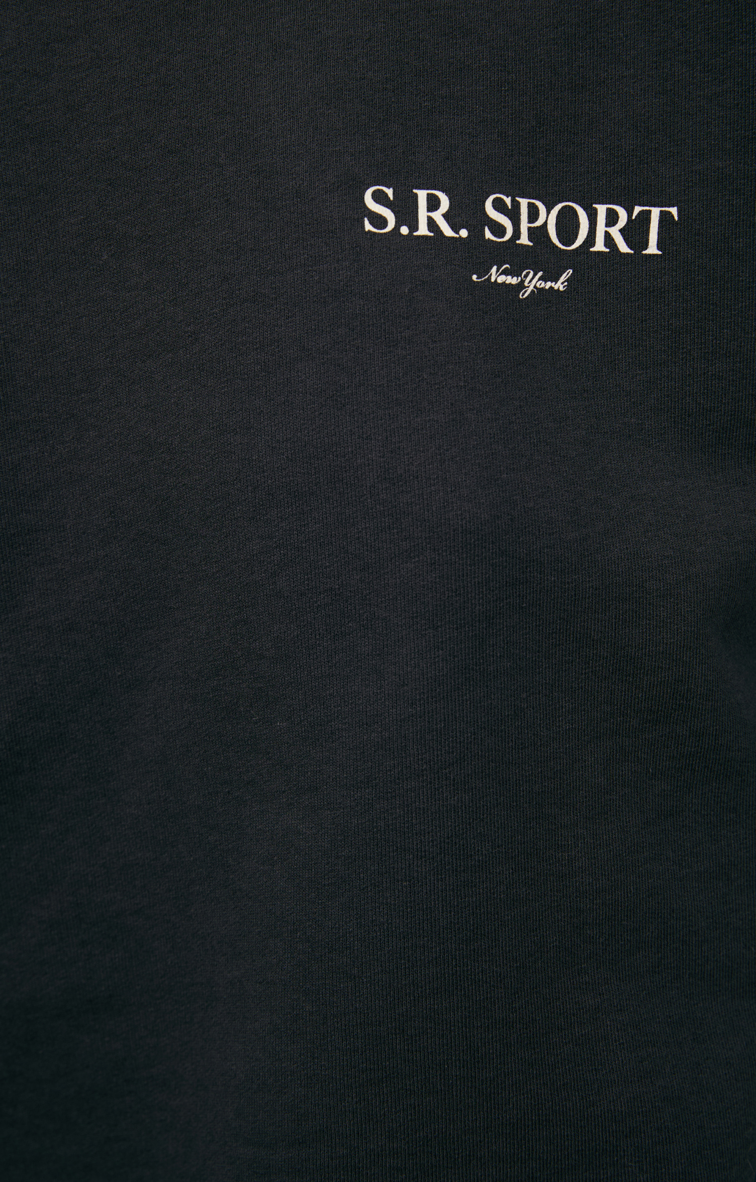 SPORTY & RICH Хлопковый свитшот с логотипом
