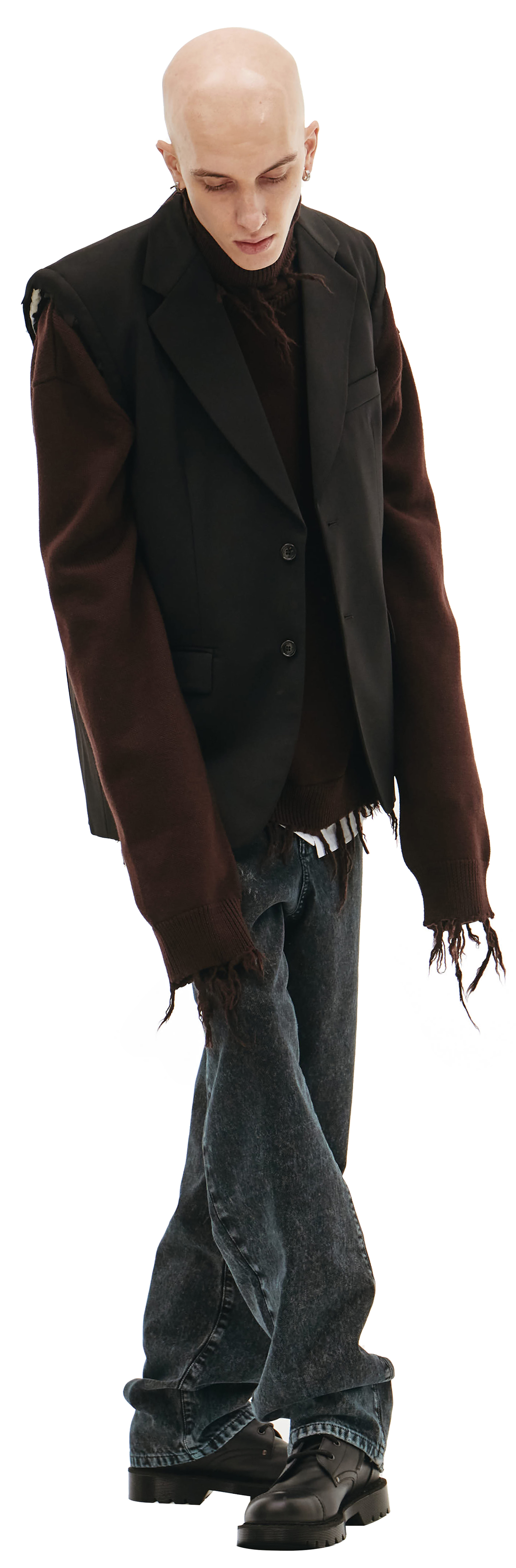 VETEMENTS Оверсайз пиджак без рукавов