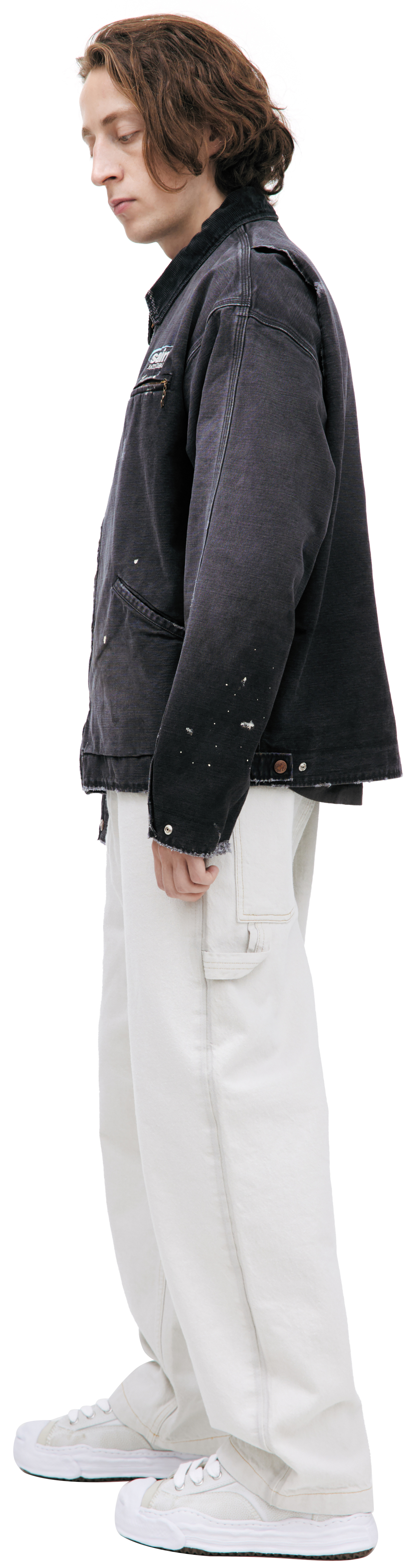 Saint Mxxxxxx Серая куртка из денима