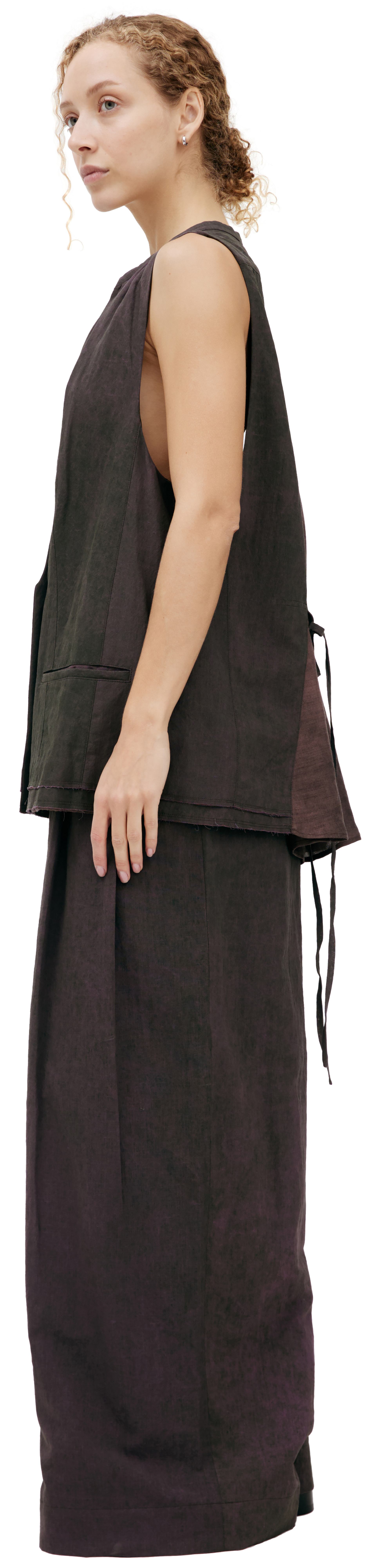 Ziggy Chen Жилет на пуговицах