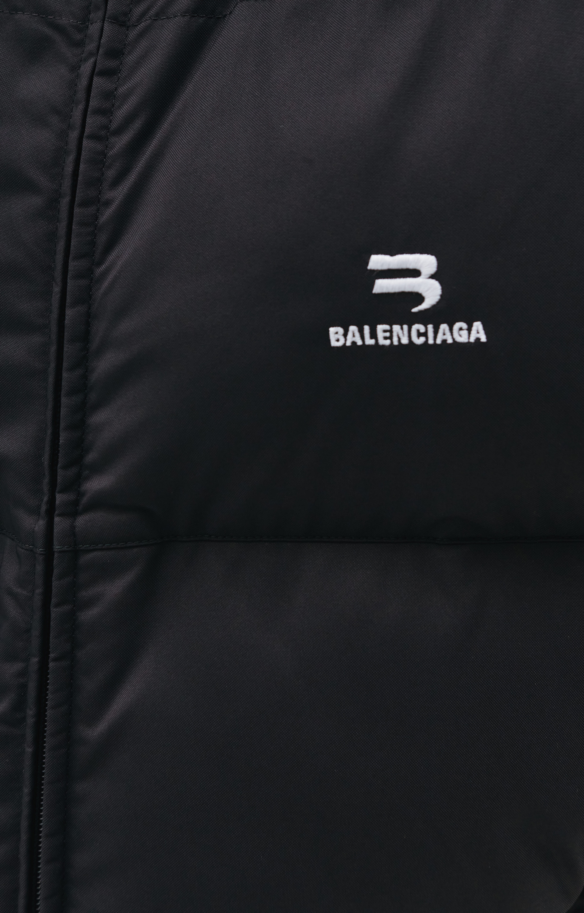 Balenciaga Оверсайз жилет с вышивкой логотипа