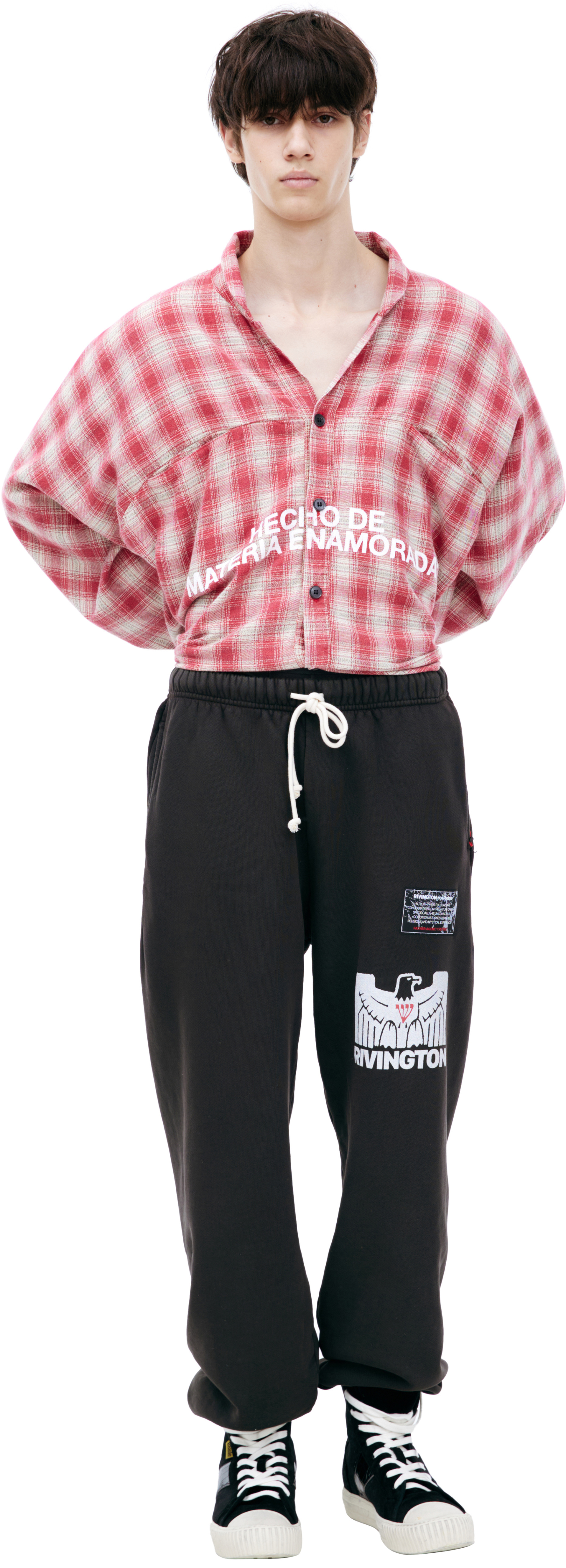 RRR123 Спортивные брюки с принтом