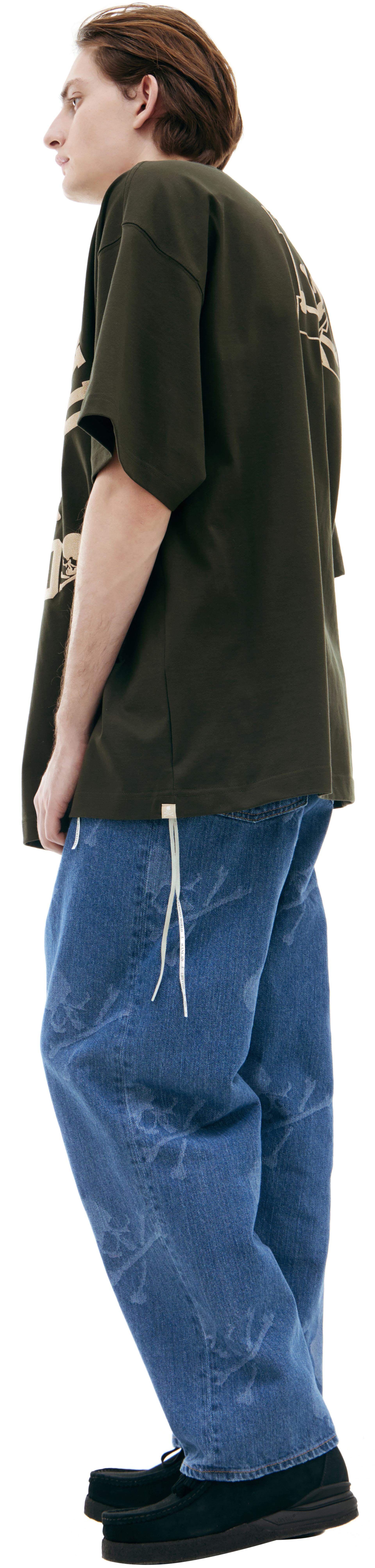 Mastermind WORLD Хаки футболка с логотипом