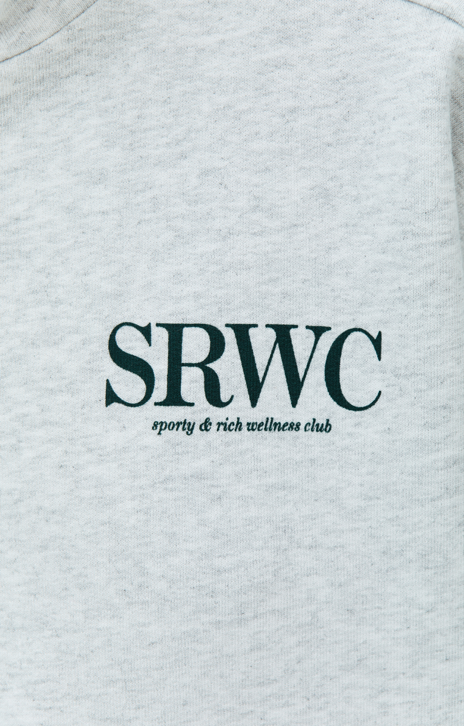 SPORTY & RICH Свитшот с воротником на молнии