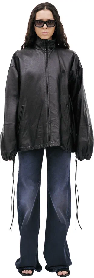 Balenciaga Черная куртка из кожи