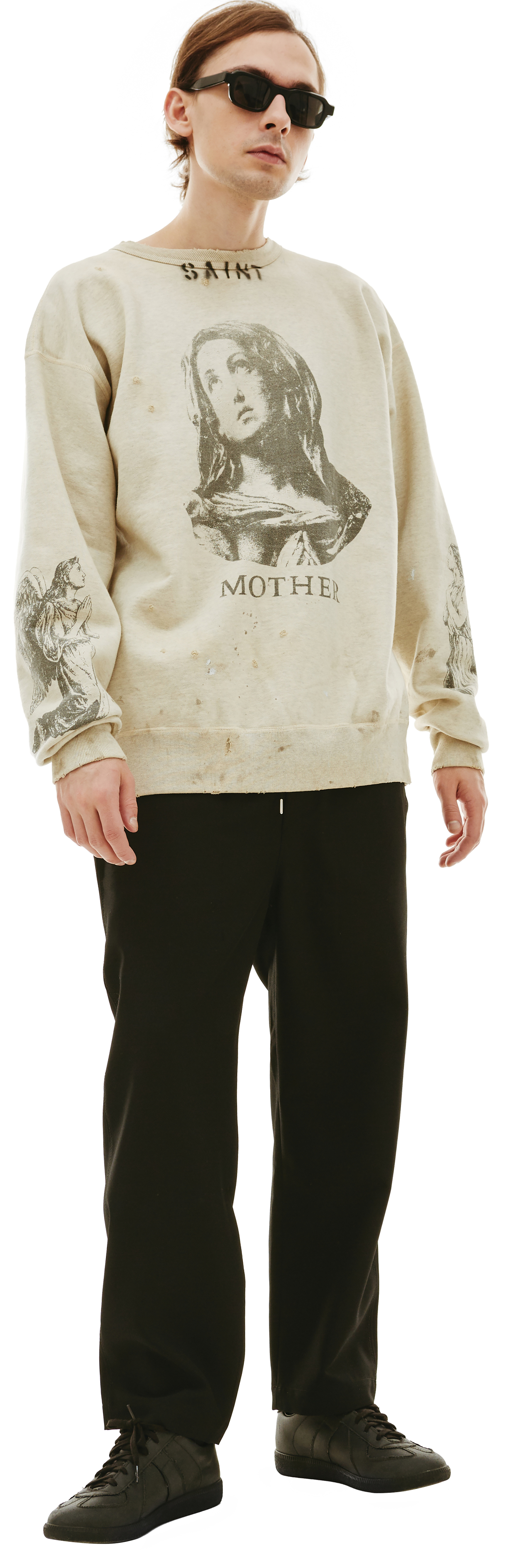 Saint Michael Cвитшот с принтом Mother