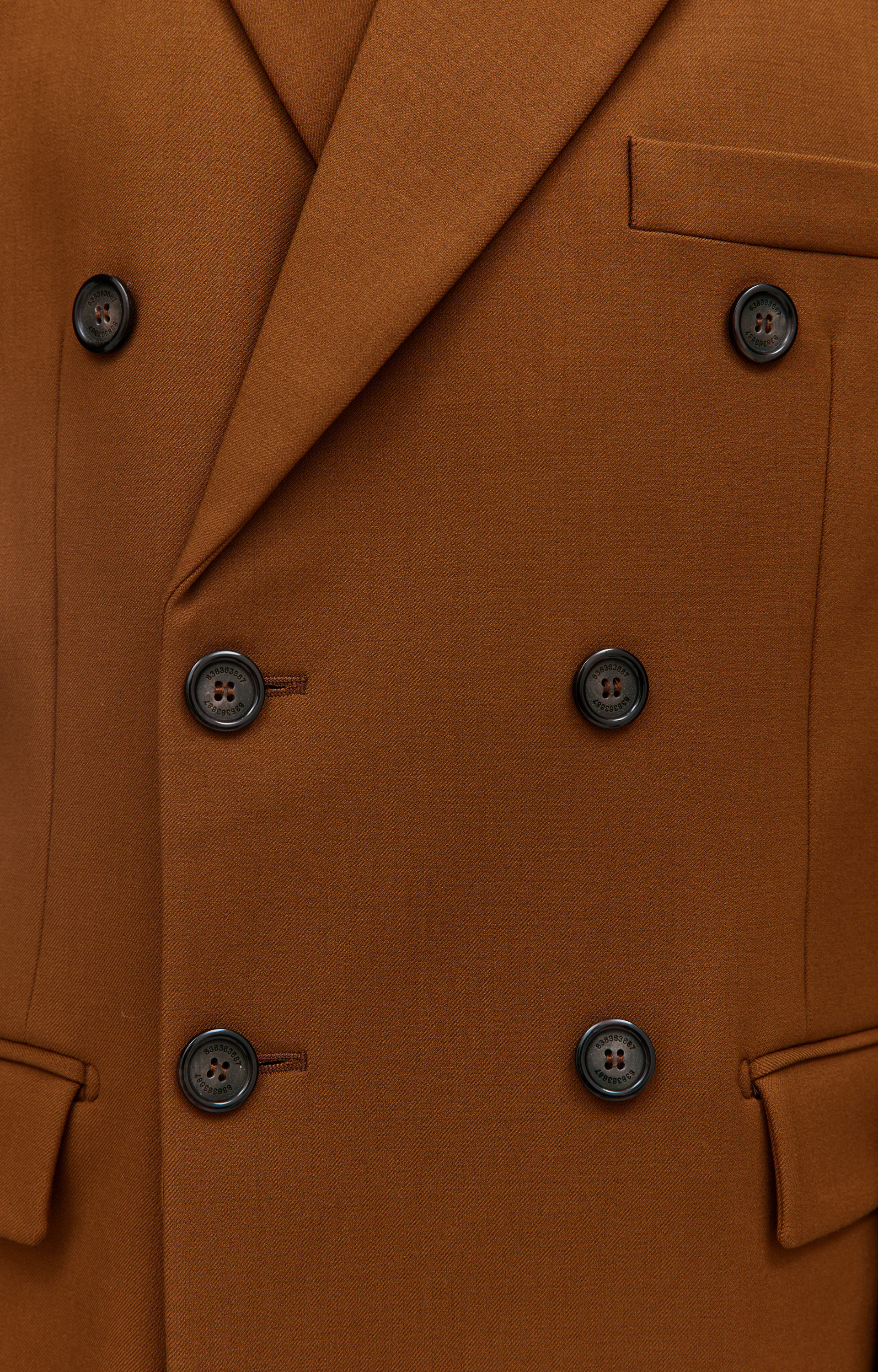 VTMNTS Двубортный пиджак из шерсти