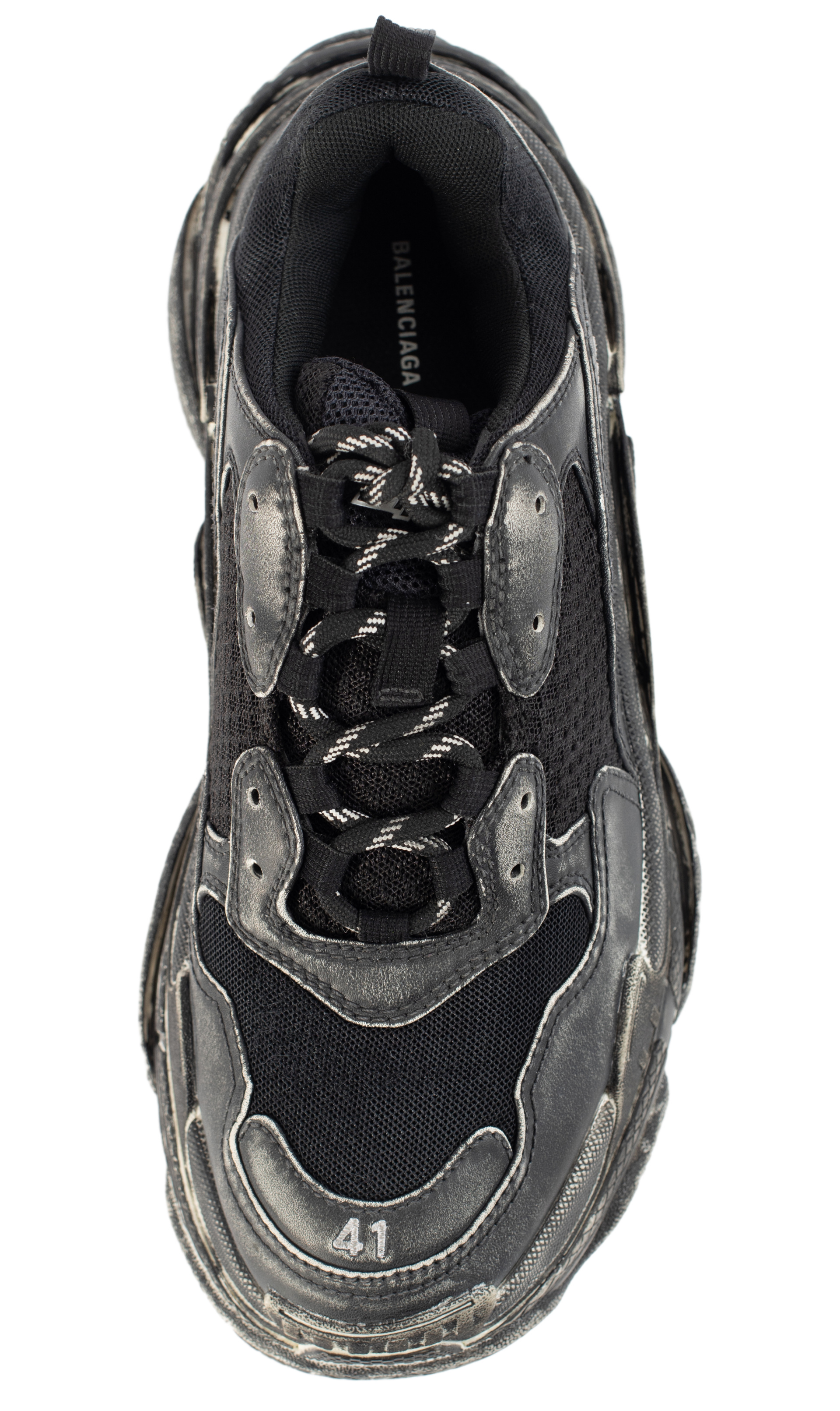 Balenciaga Черные кроссовки Triple S