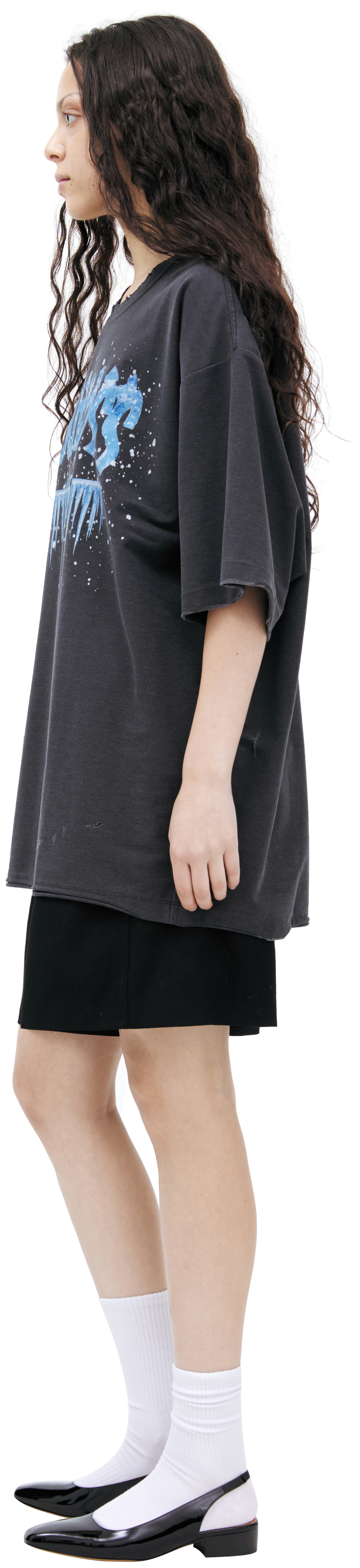 Doublet Черная футболка \'COVEROS\'