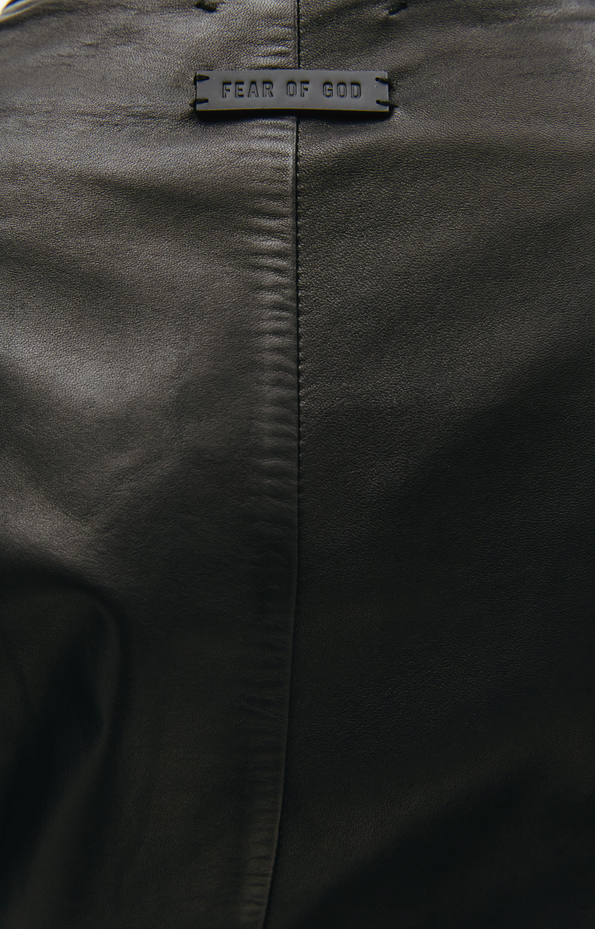 Fear of God Кожаное пальто с поясом