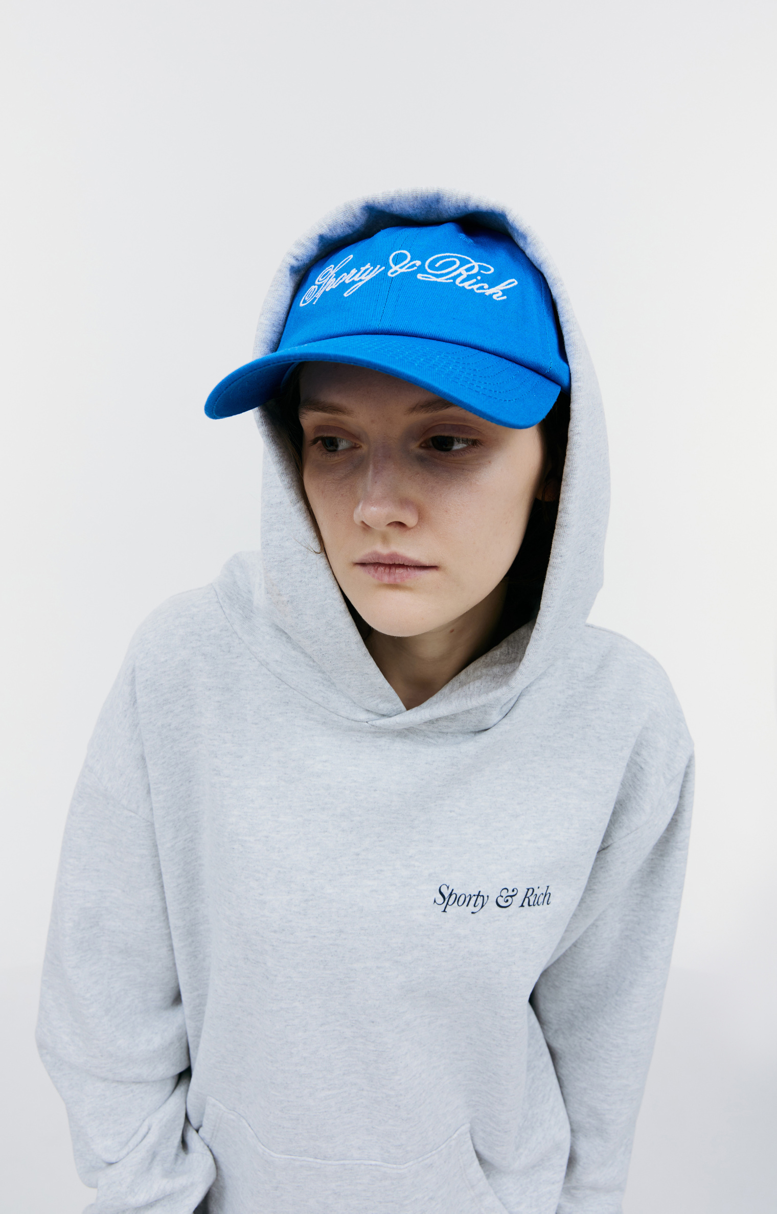 SPORTY & RICH Кепка с вышивкой логотипа