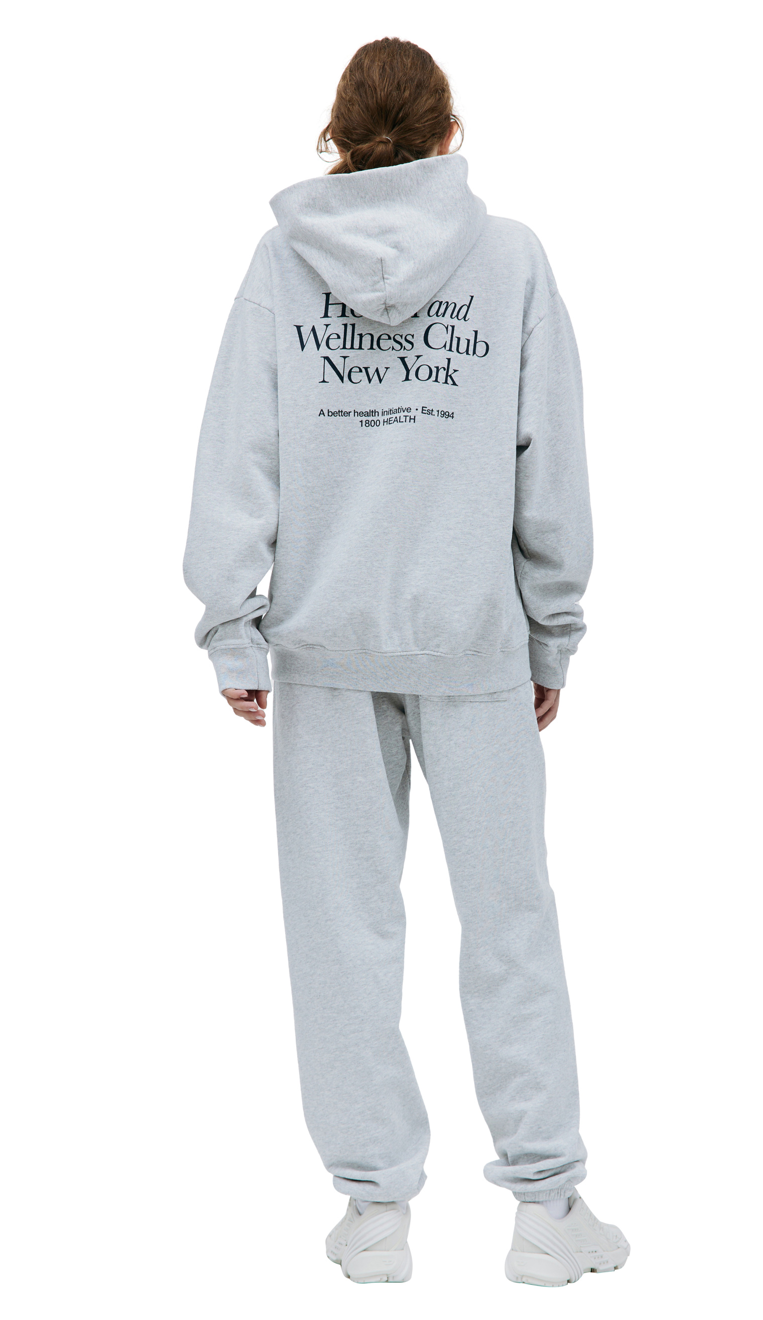 SPORTY & RICH Худи с принтом \'Health & Wellness Club\'