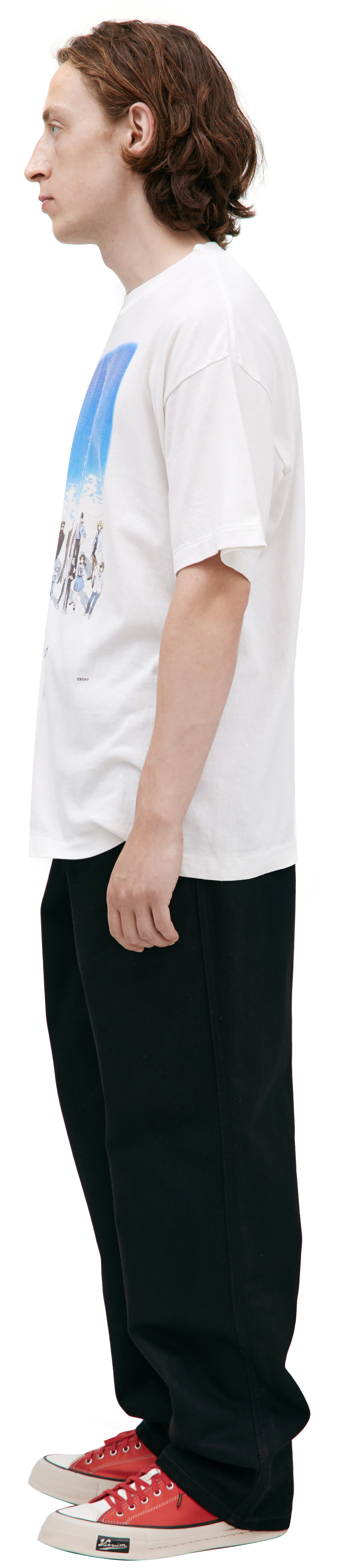 Saint Mxxxxxx Белая футболка из хлопка